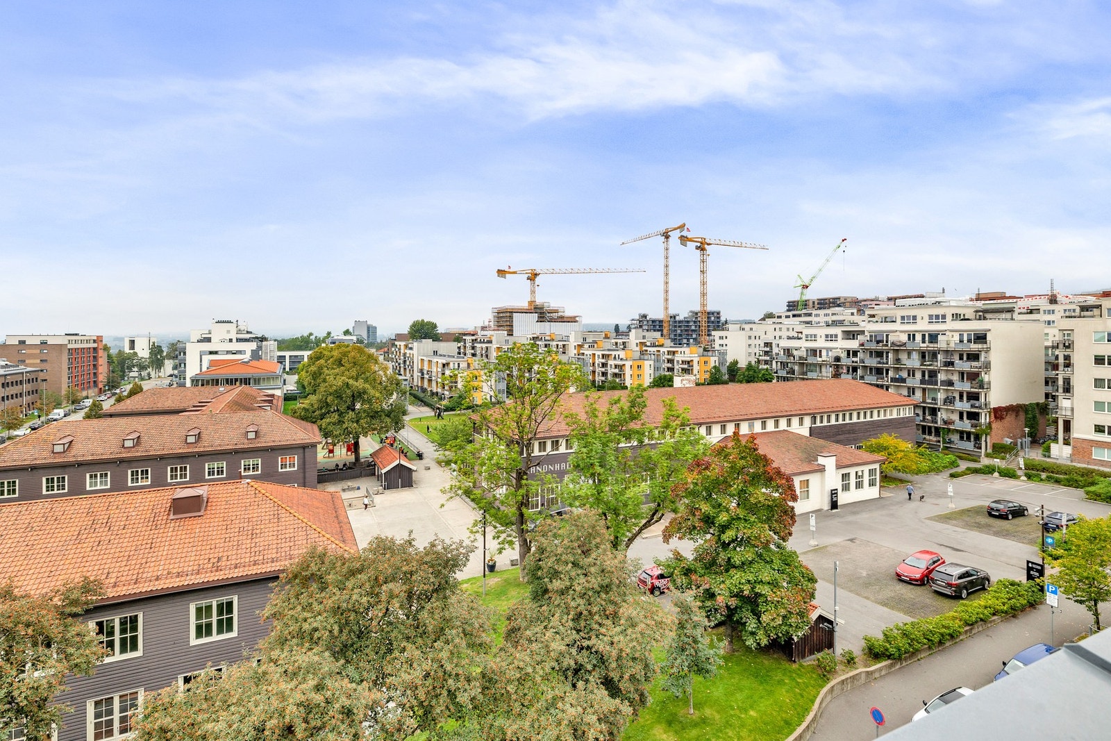 Utsyn fra takterrassen Galleribilde