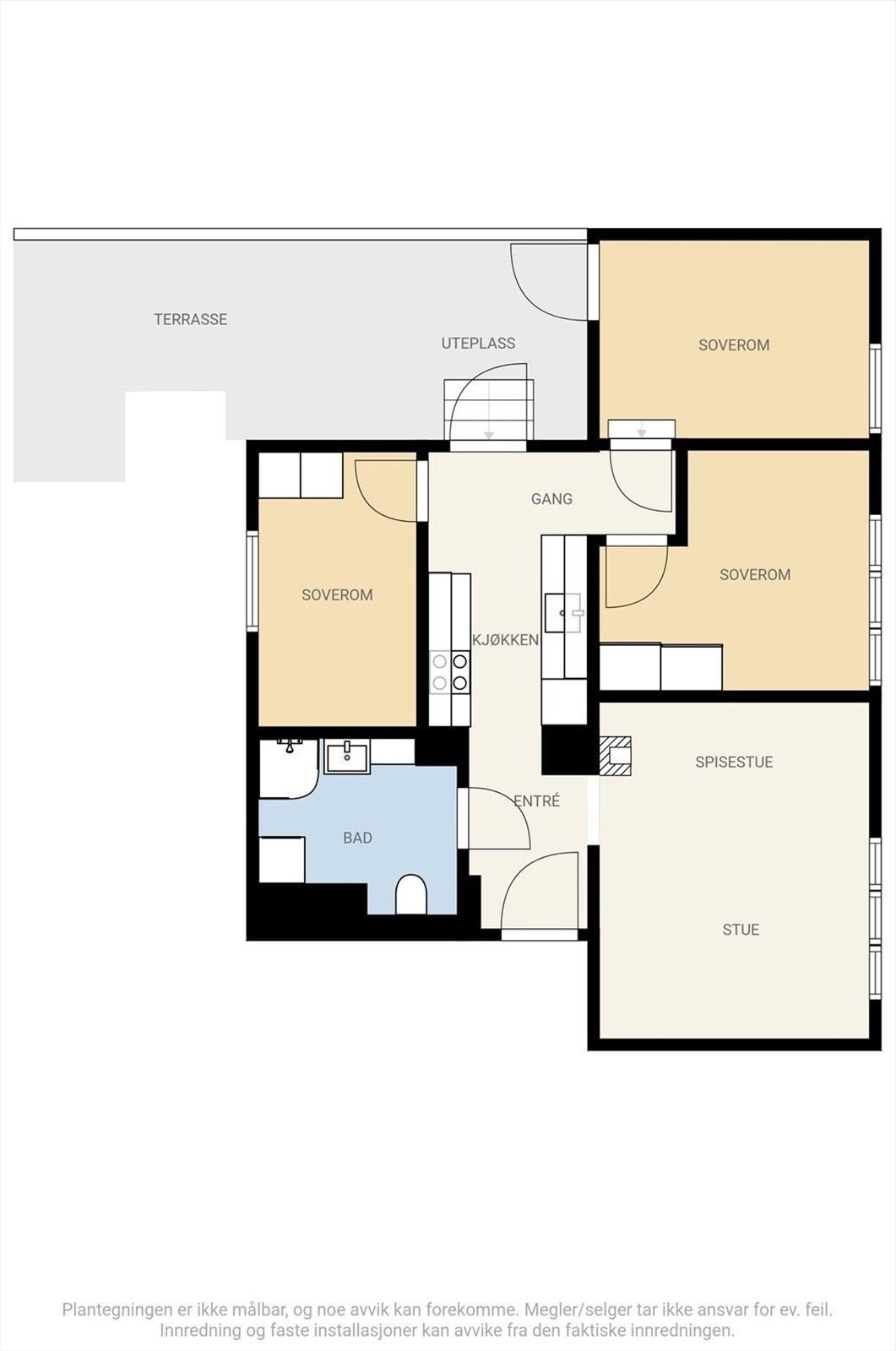 Plantegning Galleribilde