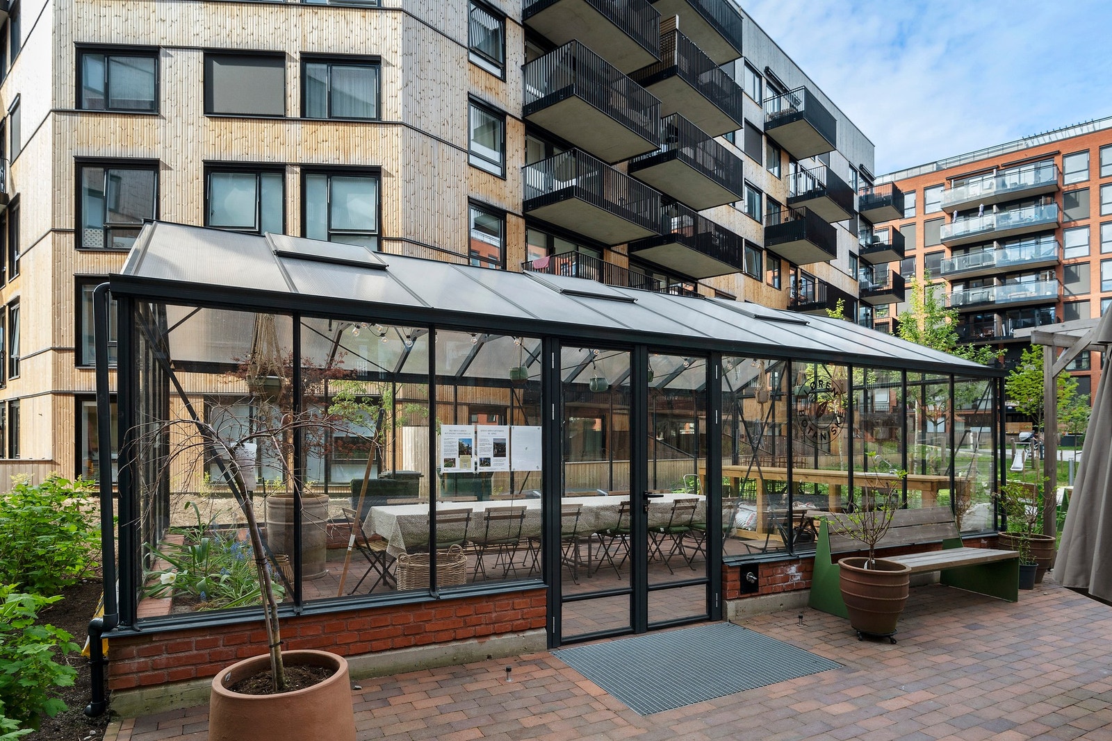 Borettslaget har flotte fellesområder som kan benyttes av beboere Galleribilde