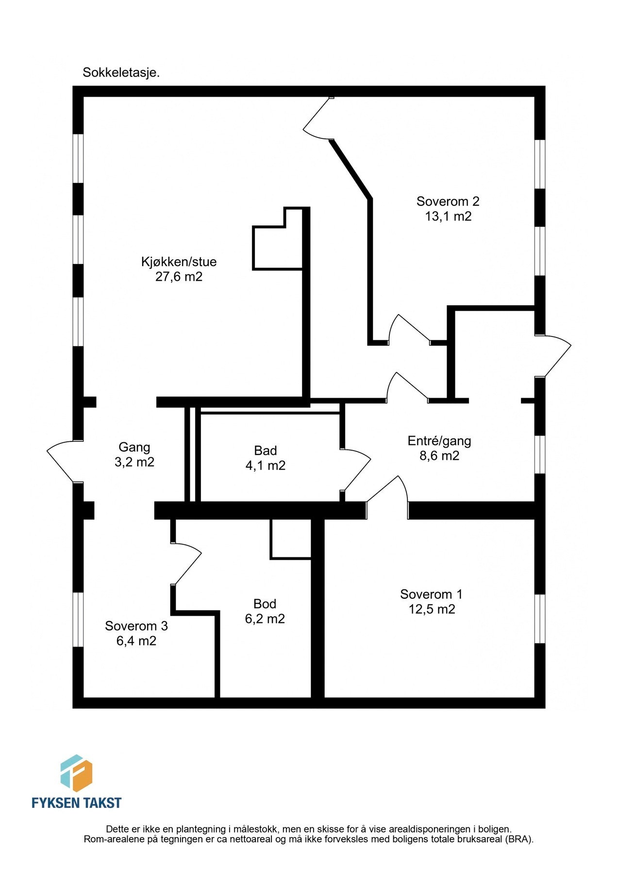 Planskisse Galleribilde