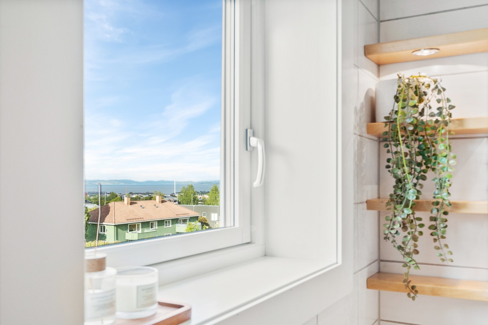 Flott utsikt mot fjorden. Galleribilde