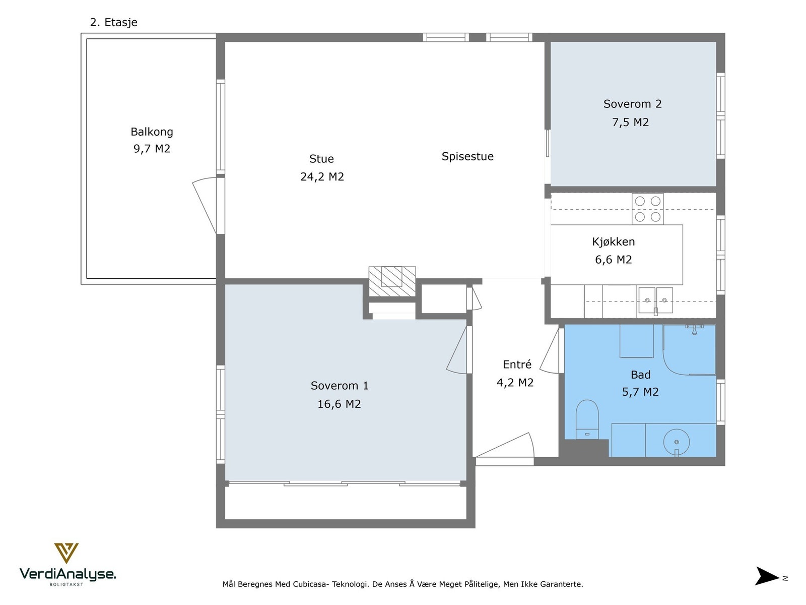 Planskisse Galleribilde