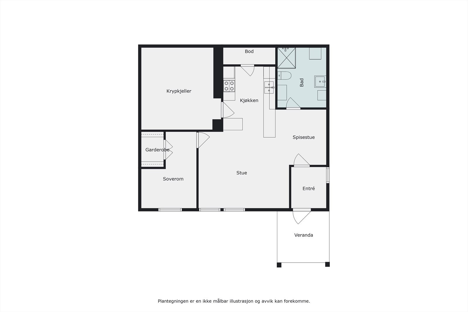 Plantegning Galleribilde