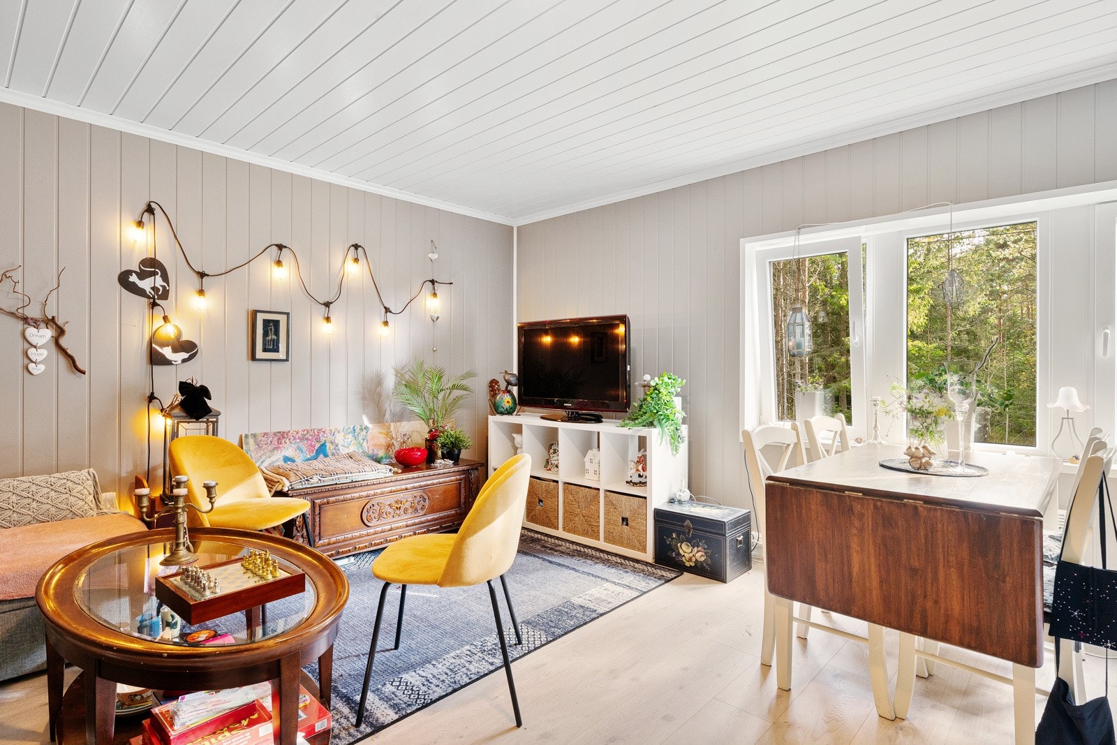 Stue/soverom med mulighet for alkoveløsning Galleribilde