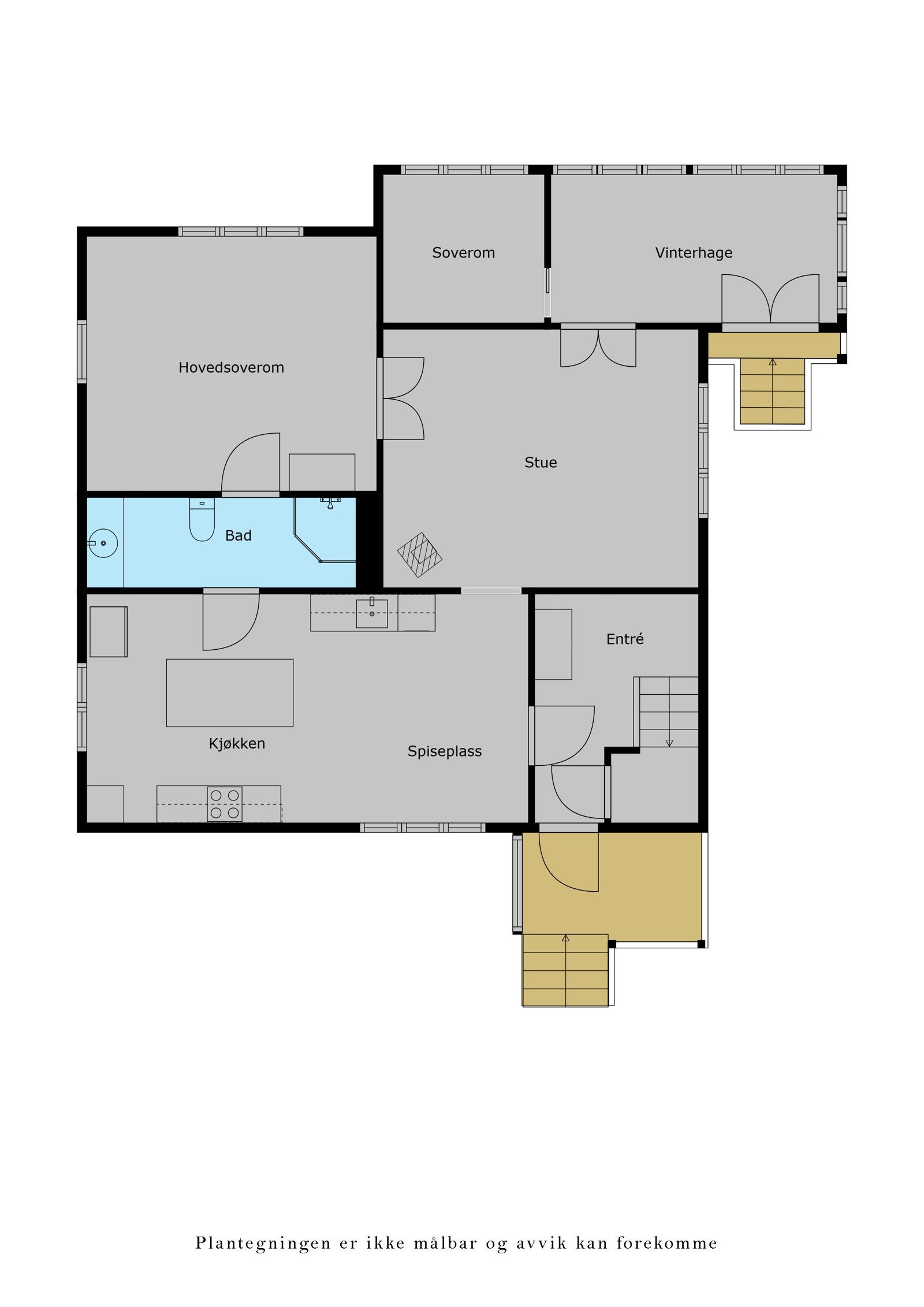 Veiledende plantegning. Galleribilde