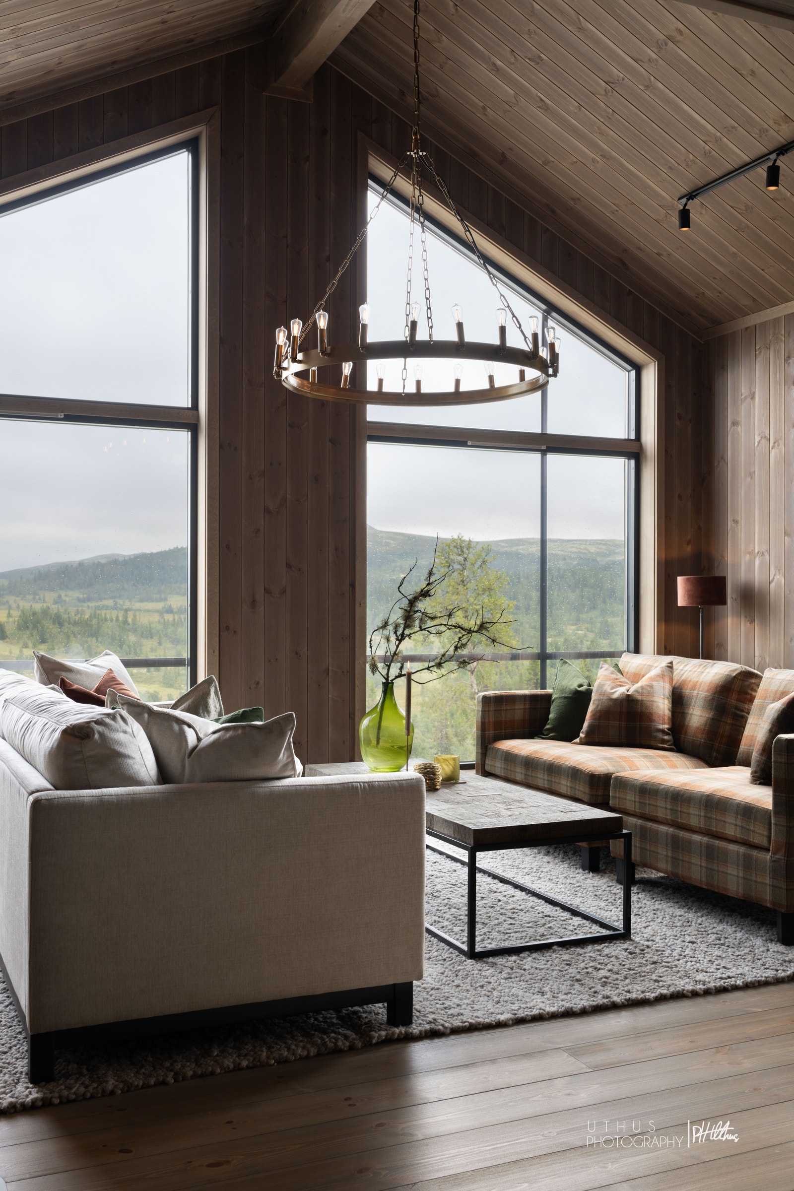 Tilsvarende hytte som avbildet bygges her på Timmermannsstølen - mindre avvik forekommer Galleribilde