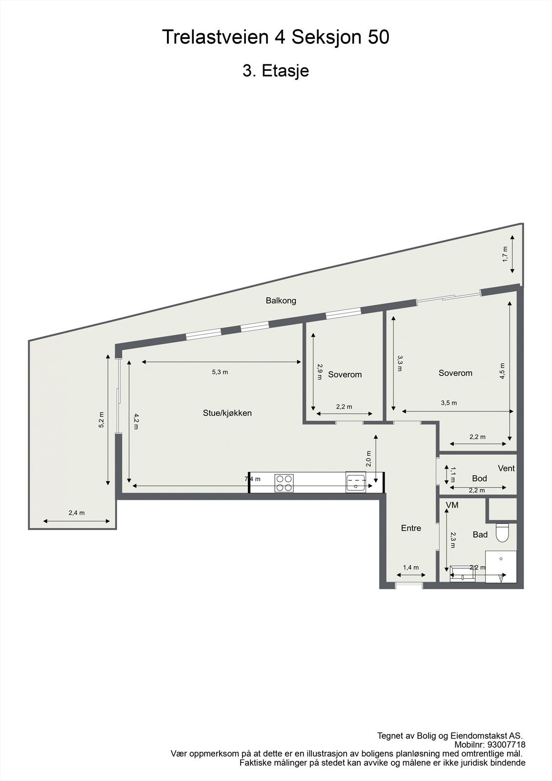 Plantegning Galleribilde