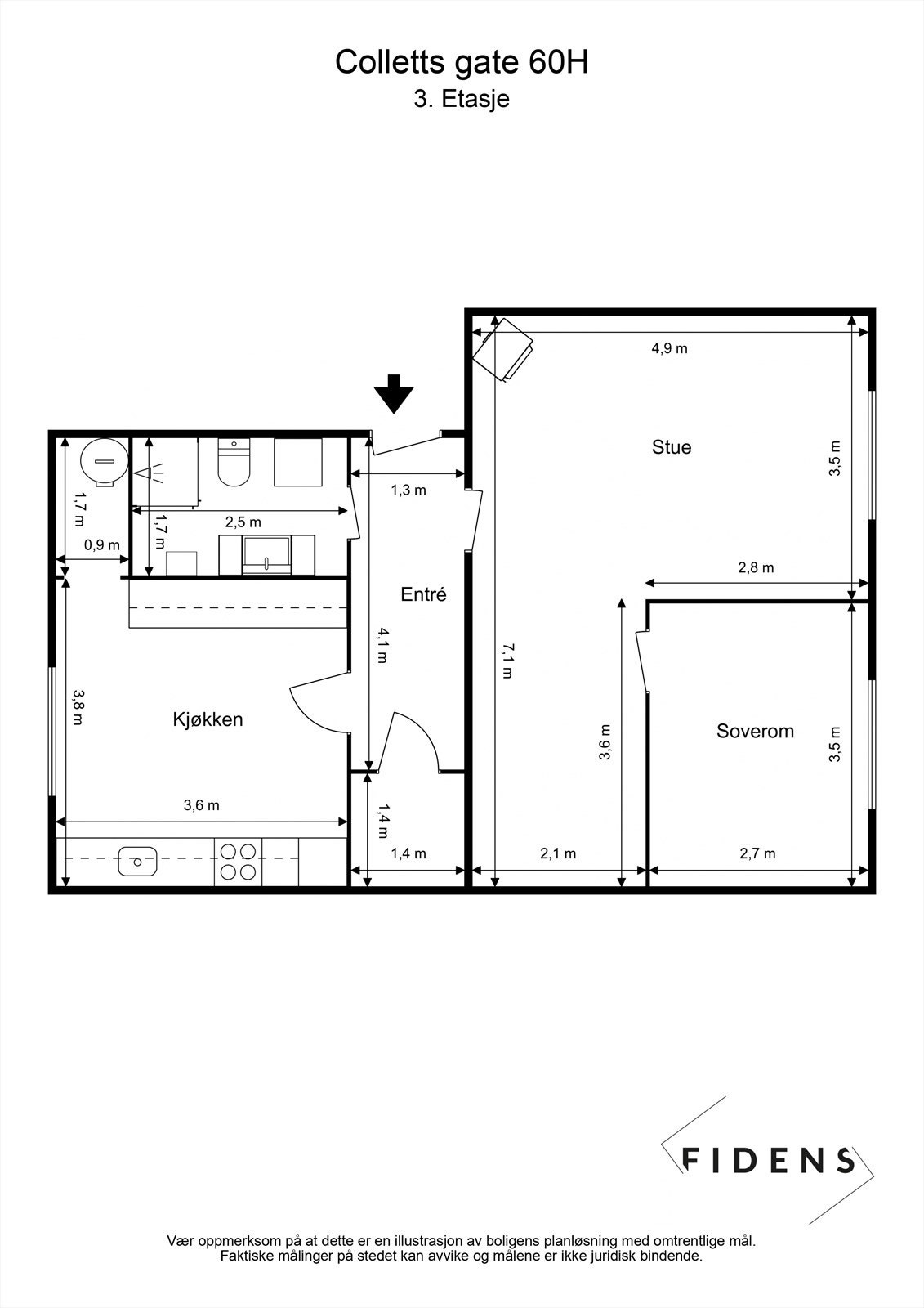 Plantegning Galleribilde