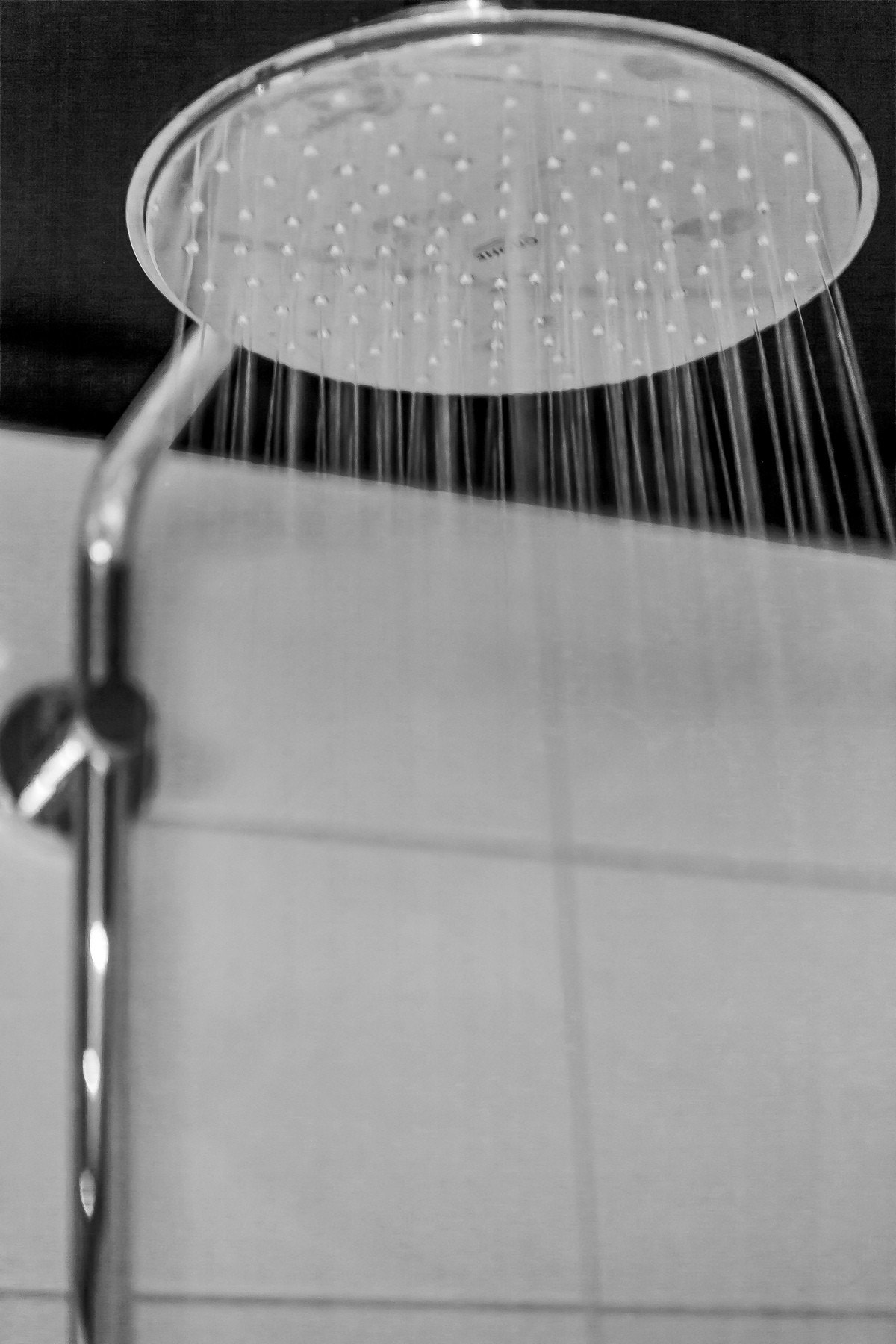 Dusjen har regnfallsdusj fra Grohe. Galleribilde