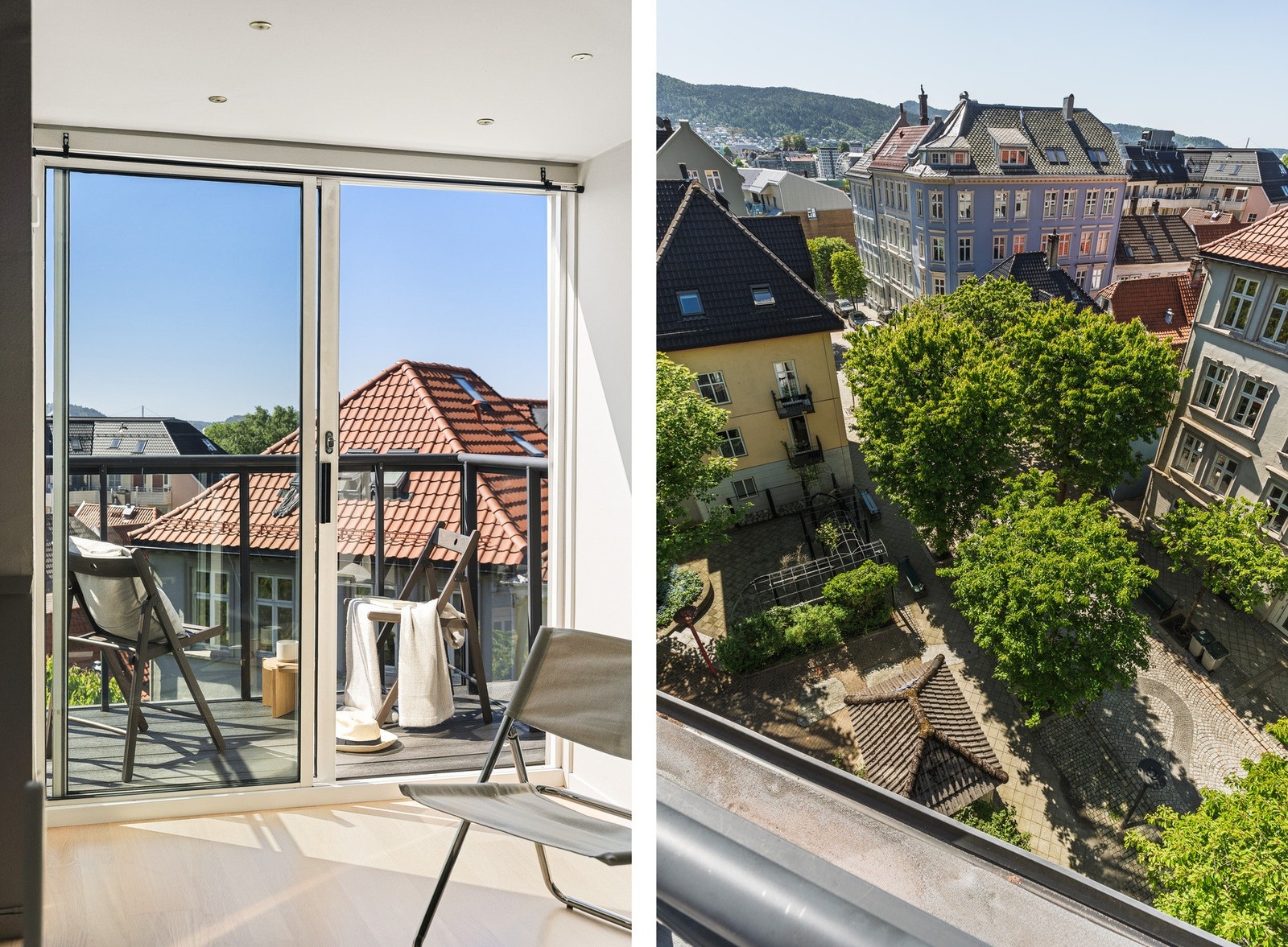 Fra stuen er det utgang til en flott balkong med nydelige solforhold og utsikt! Galleribilde