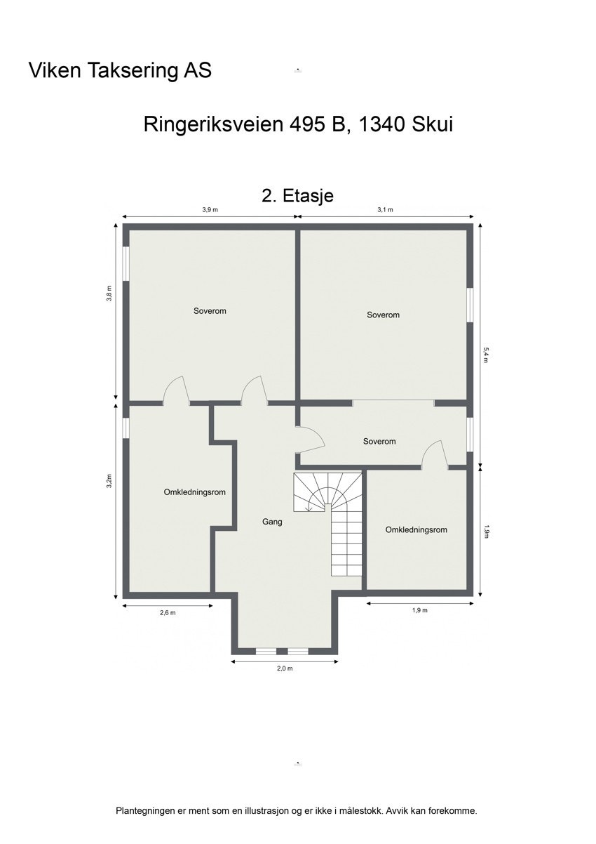 Plantegning 2.etasje. Galleribilde