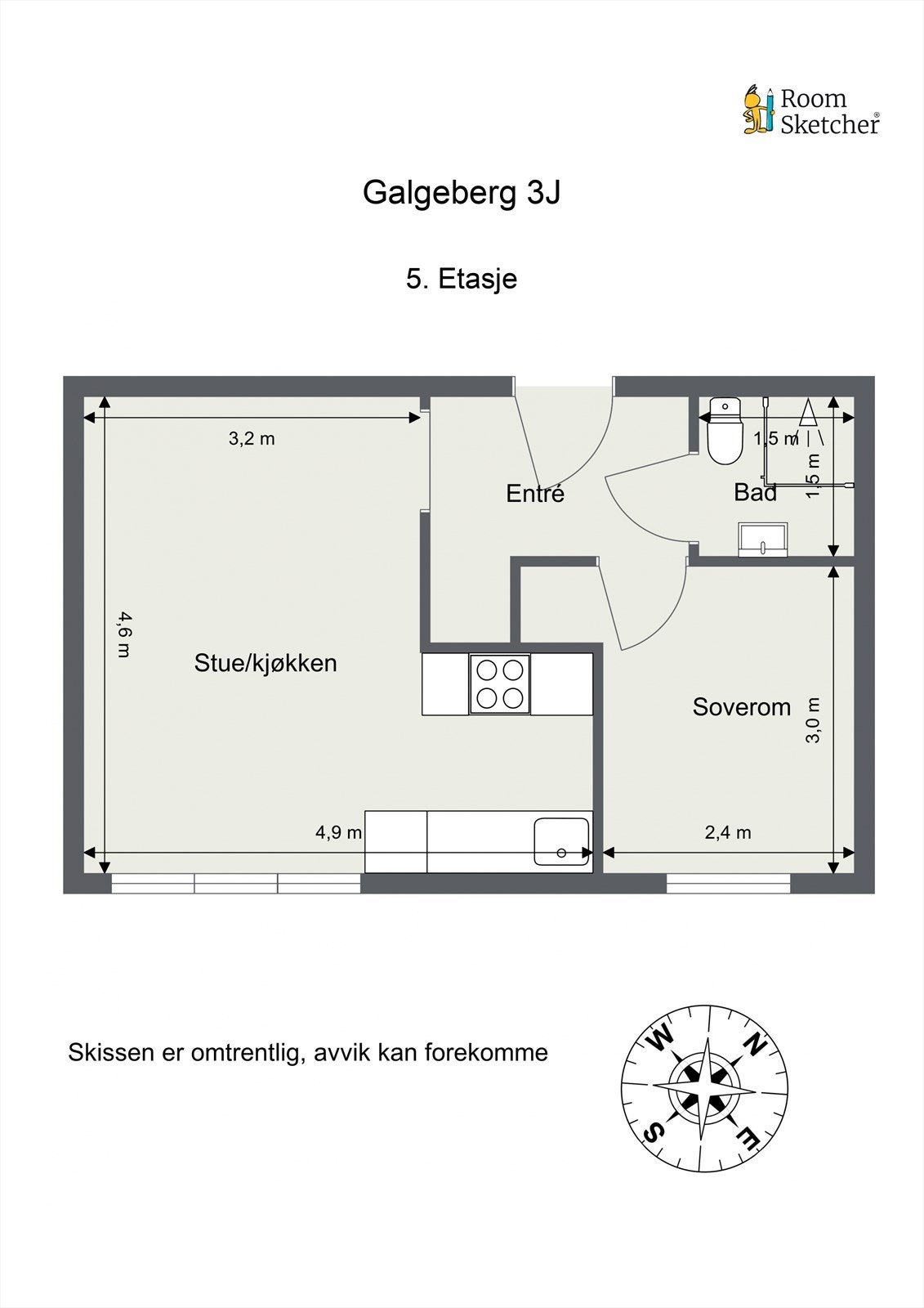 Planskisse. Galleribilde