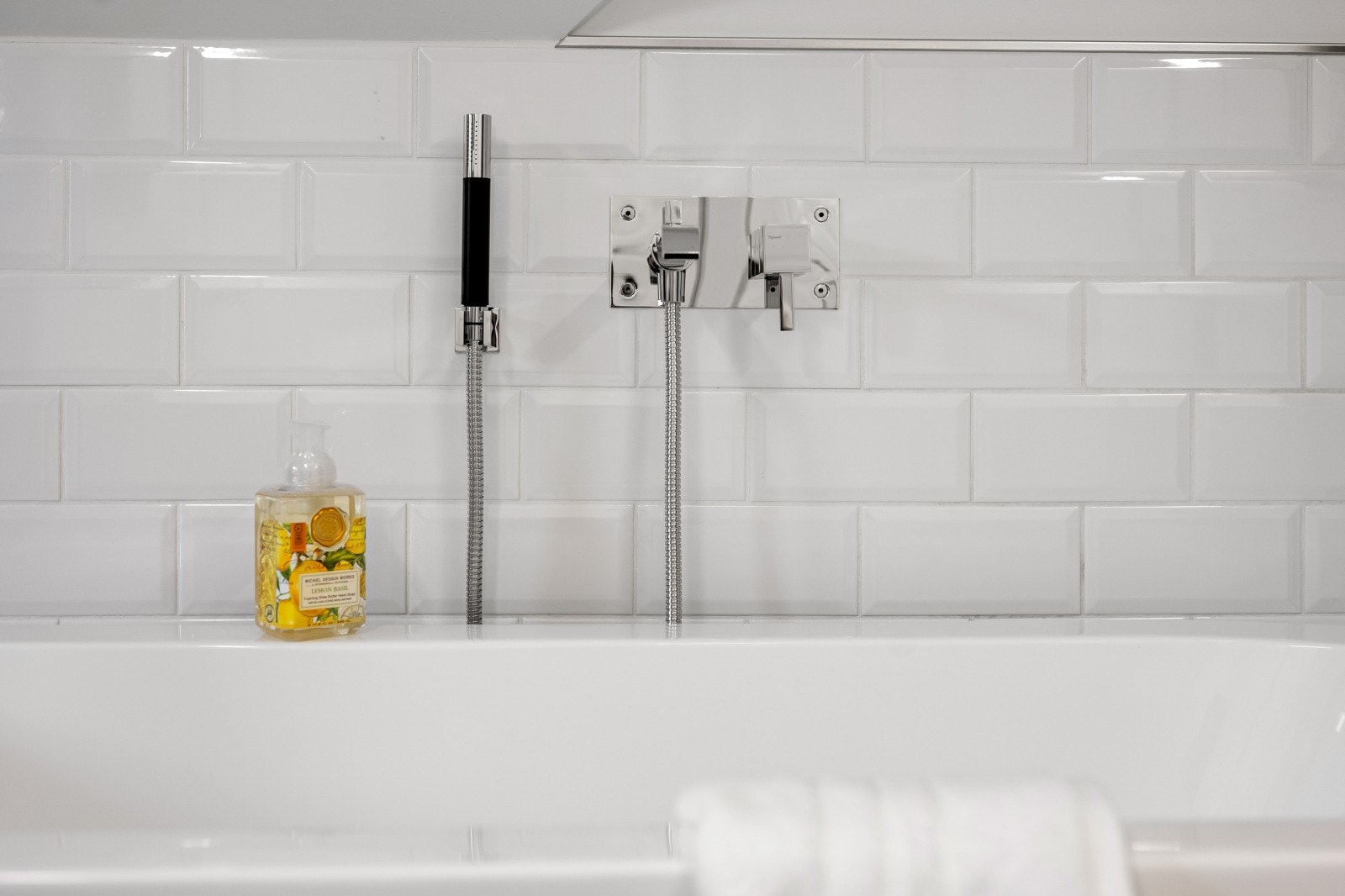 Baderommet har også et flott, frittstående badekar. Galleribilde