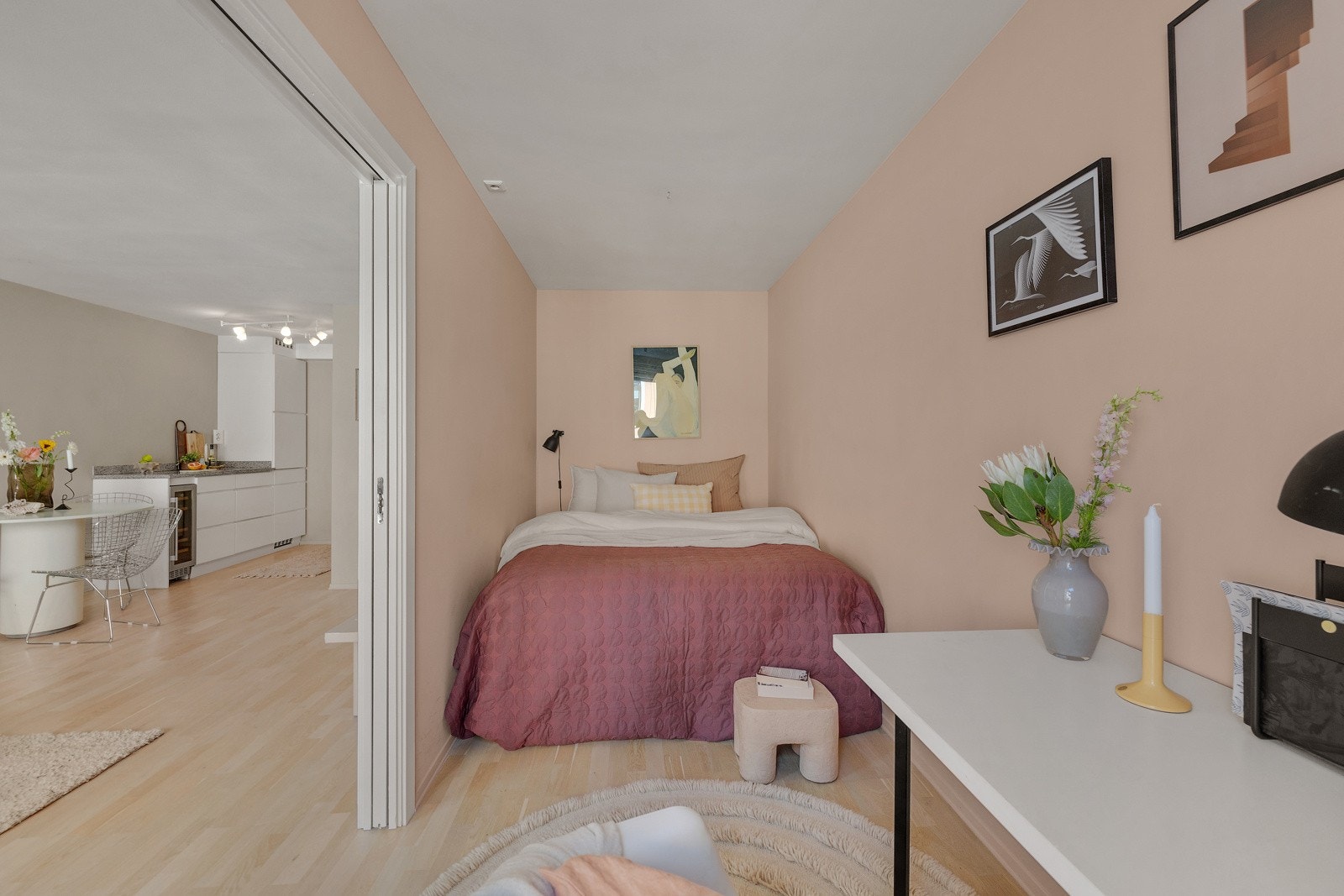 Soverommet har plass til dobbeltseng. Galleribilde