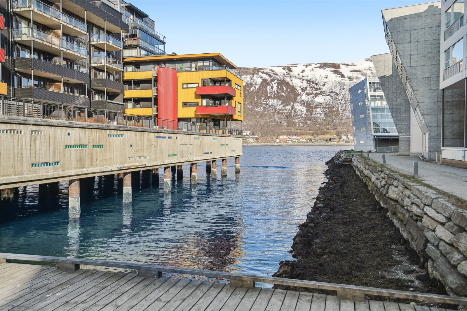 Nabolaget byr på maritime omgivelser. Galleribilde