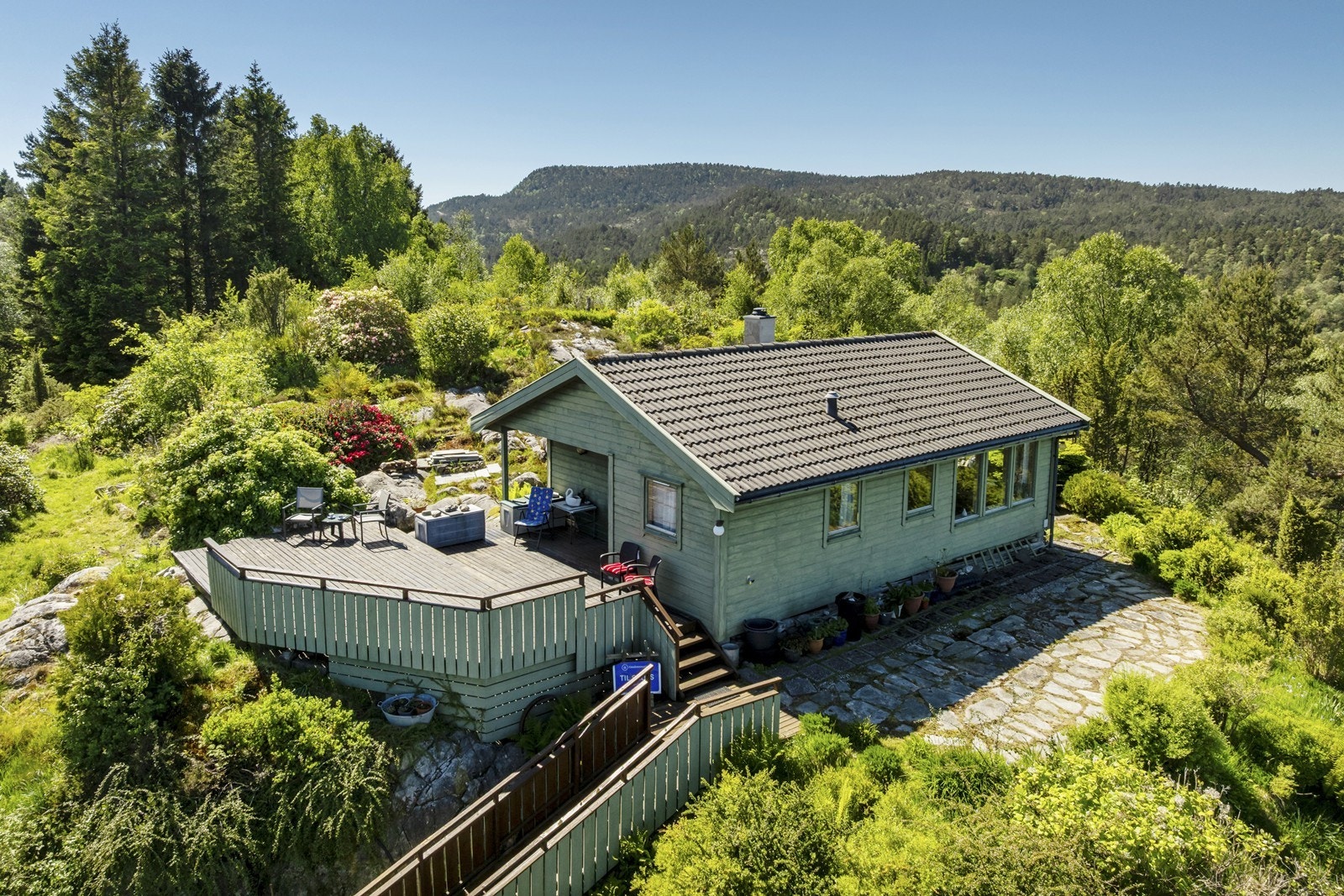 Hytte på fantastisk utsiktstomt Galleribilde