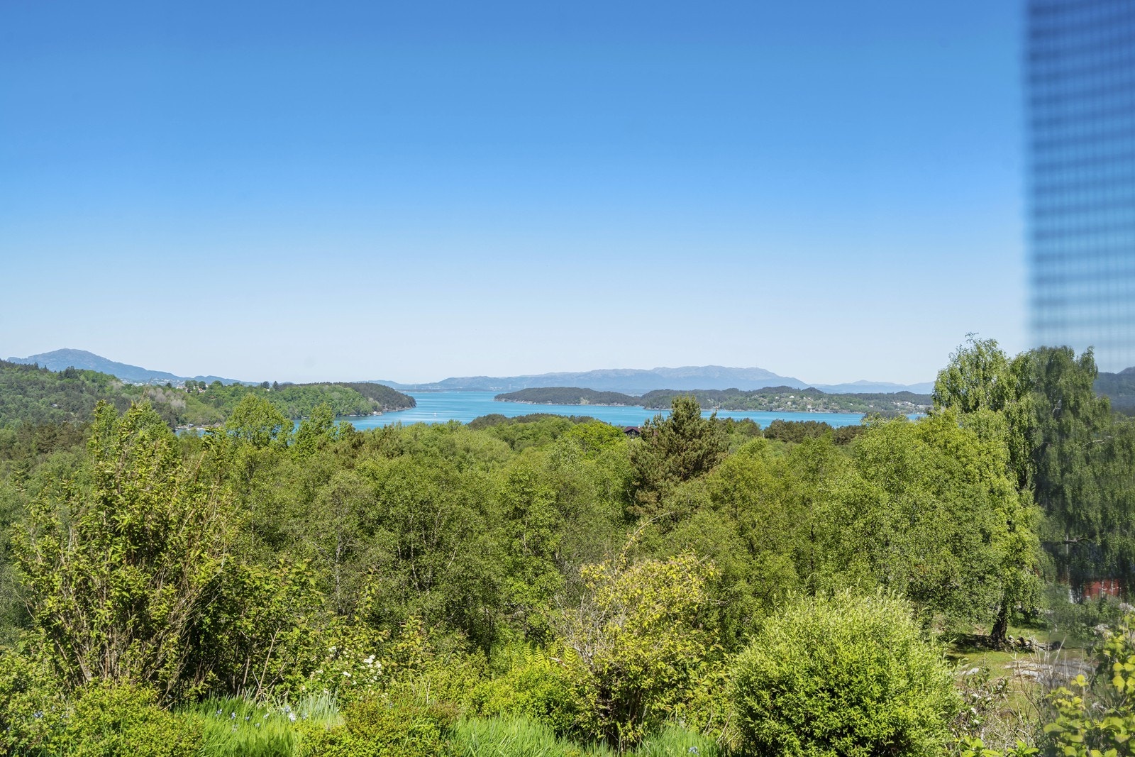 Utsikt fra hytta. Galleribilde