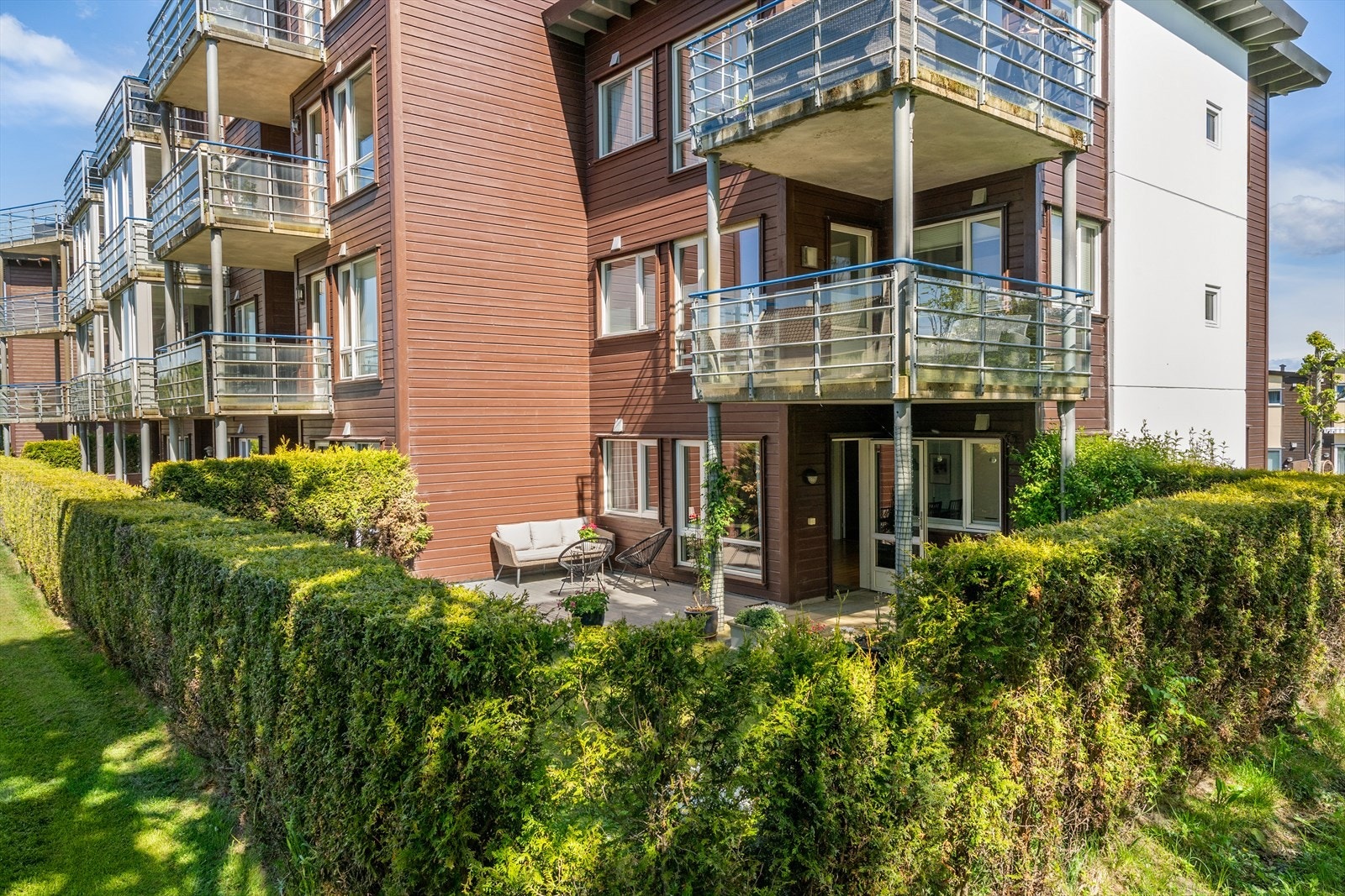 Sjarmerende privat uteområde Galleribilde