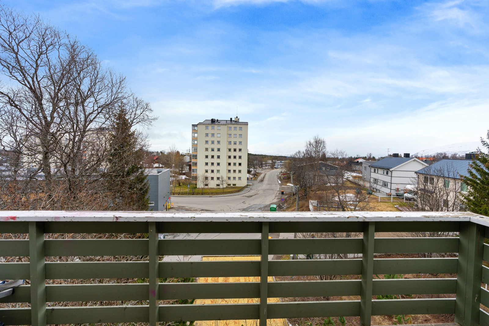 Plasseringen på toppen av øya nært Charlottenlund og Prestvannet.