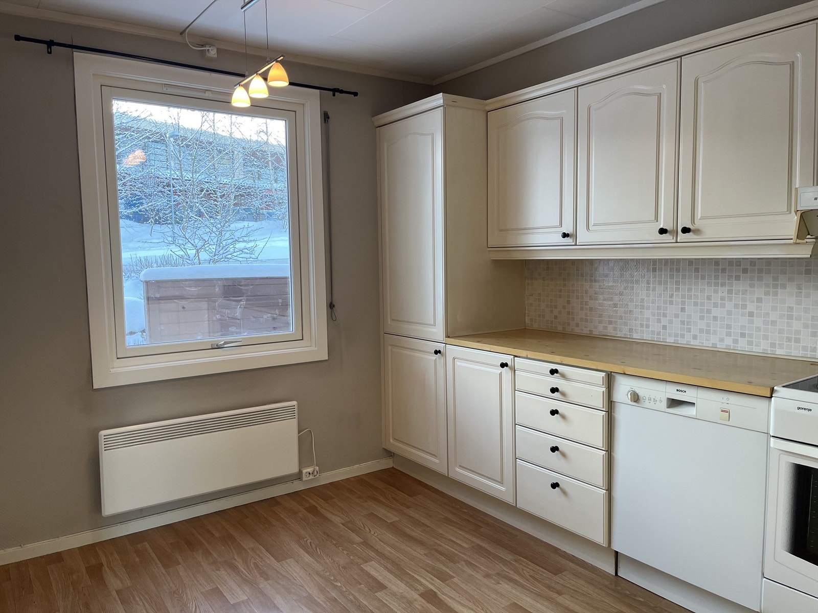 Nytt kjøkken vindu januar 2025. Galleribilde