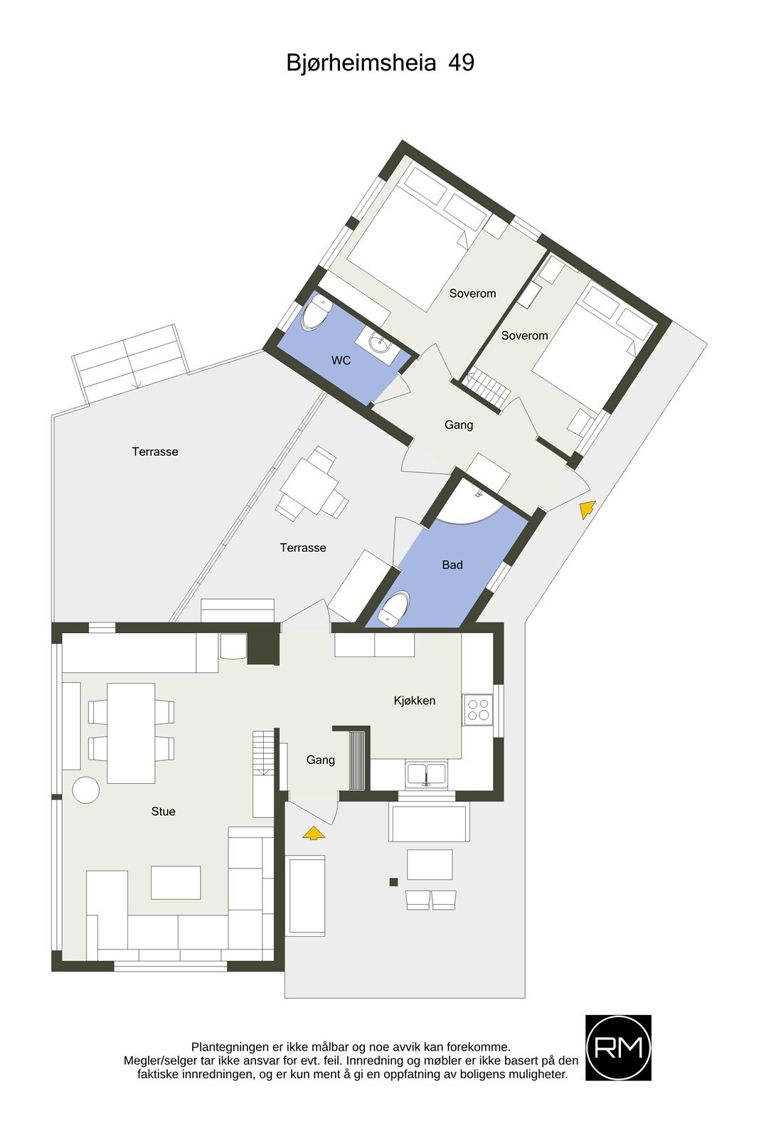 Plantegning Galleribilde