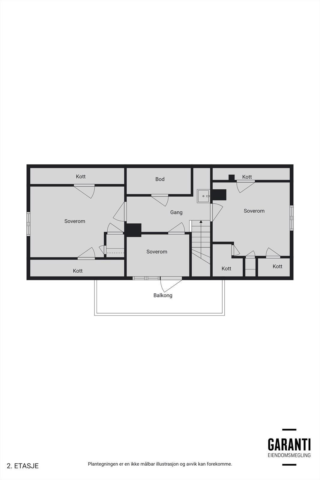 - Planteikning andre etasje - Galleribilde