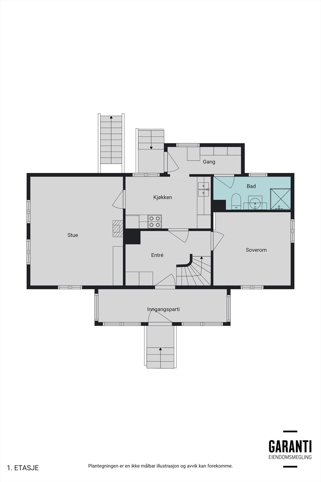 - Planteikning hovuetasjen - Galleribilde