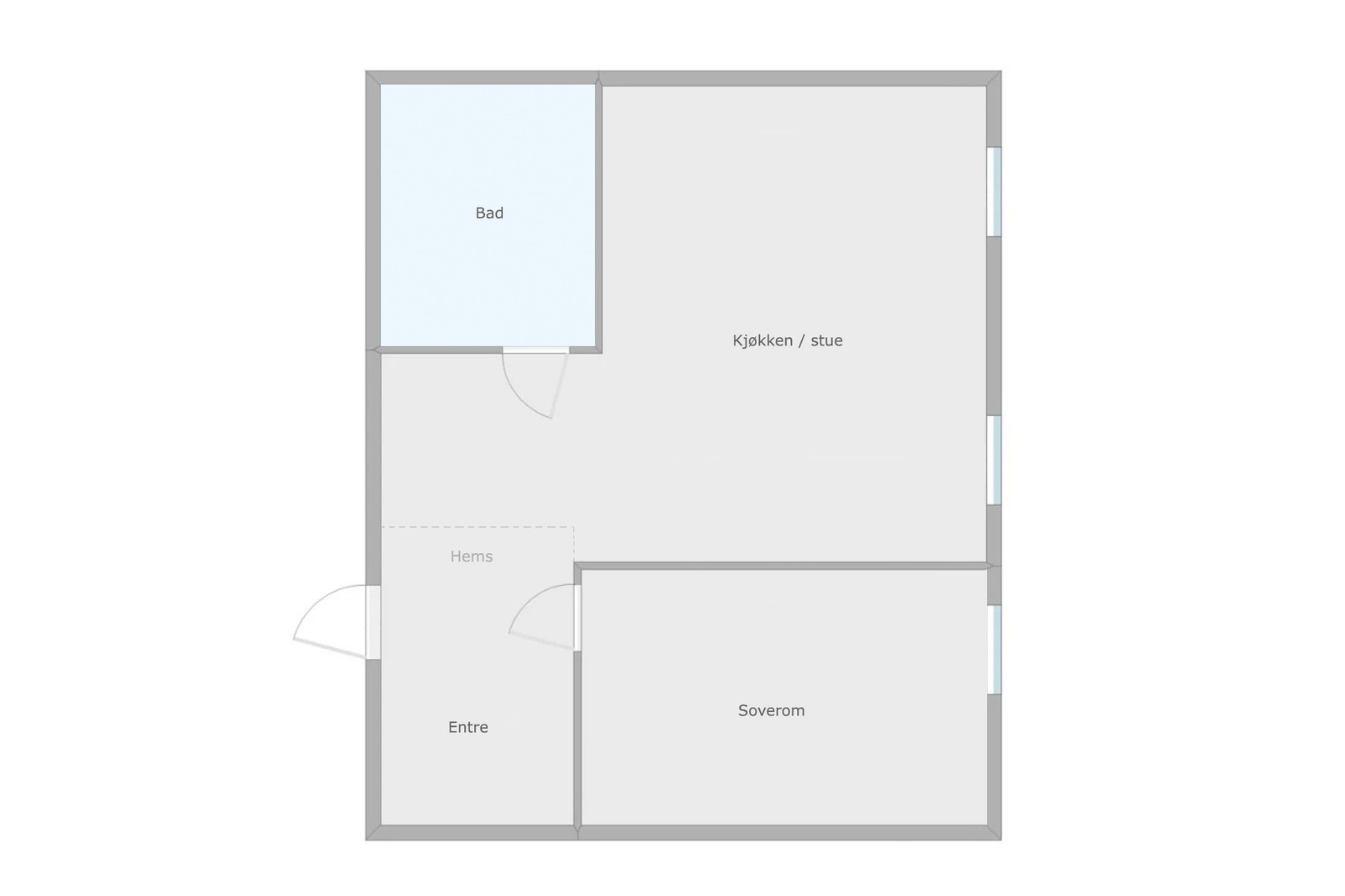 Plantegning Galleribilde