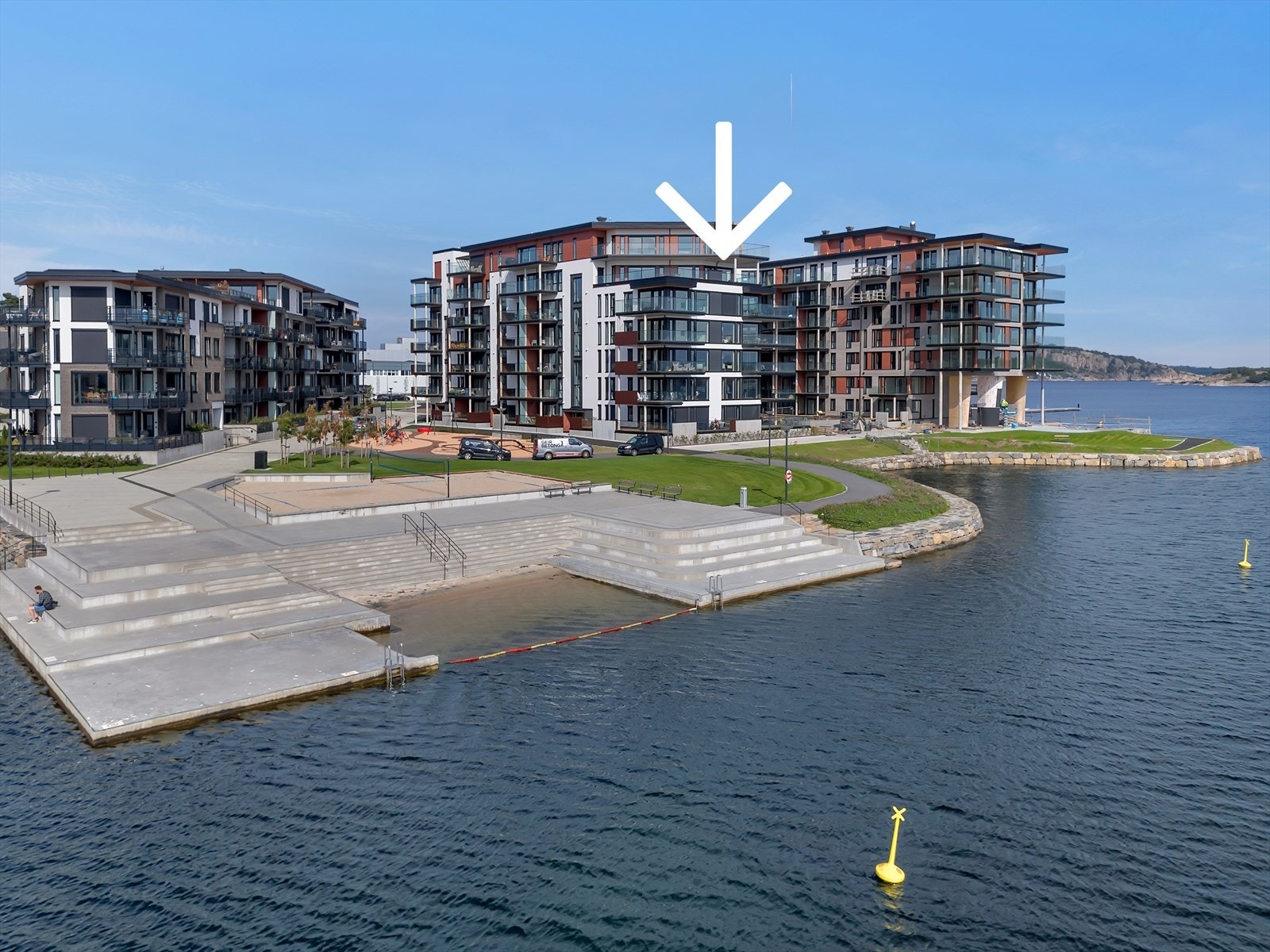 Klikk på video knappen i hjørnet av bildet - Eiendomsmegler Norge v/ / Jon A Røsstad presenterer Lumber brygge 40 (E601) Galleribilde