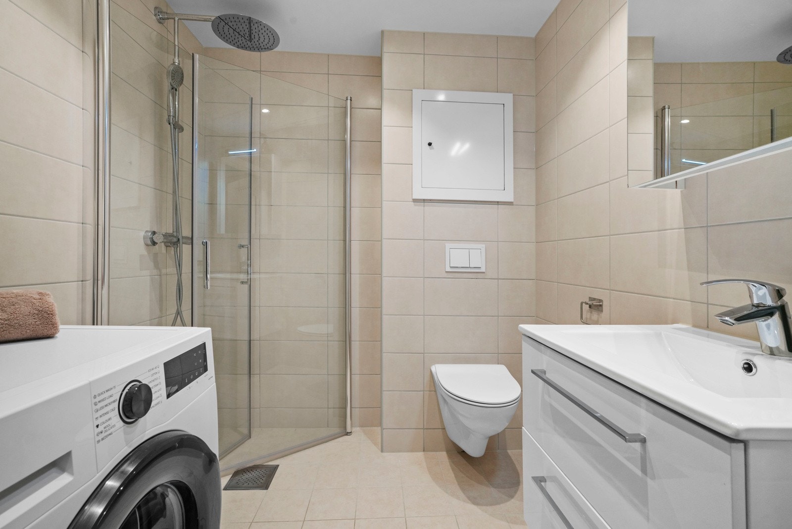 Kombinert bad og vaskerom ble bygget nytt i 2022 Galleribilde