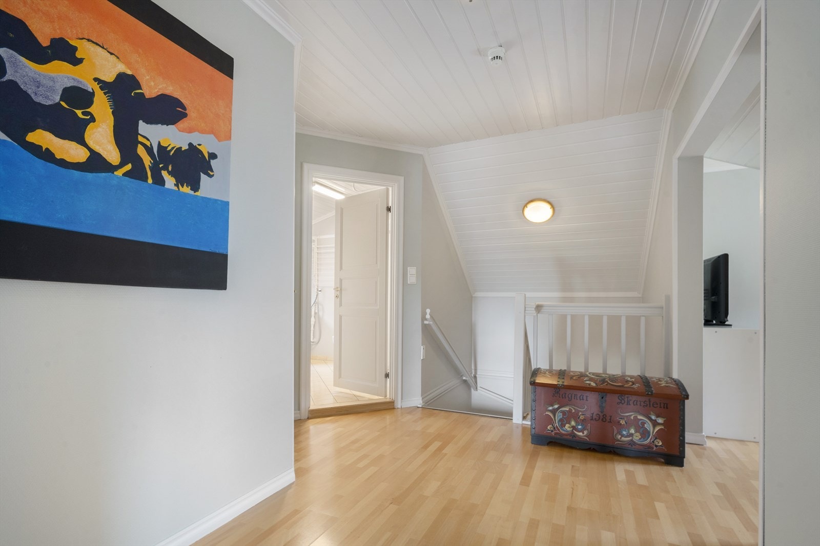 Gangen i loftsetasjen Galleribilde