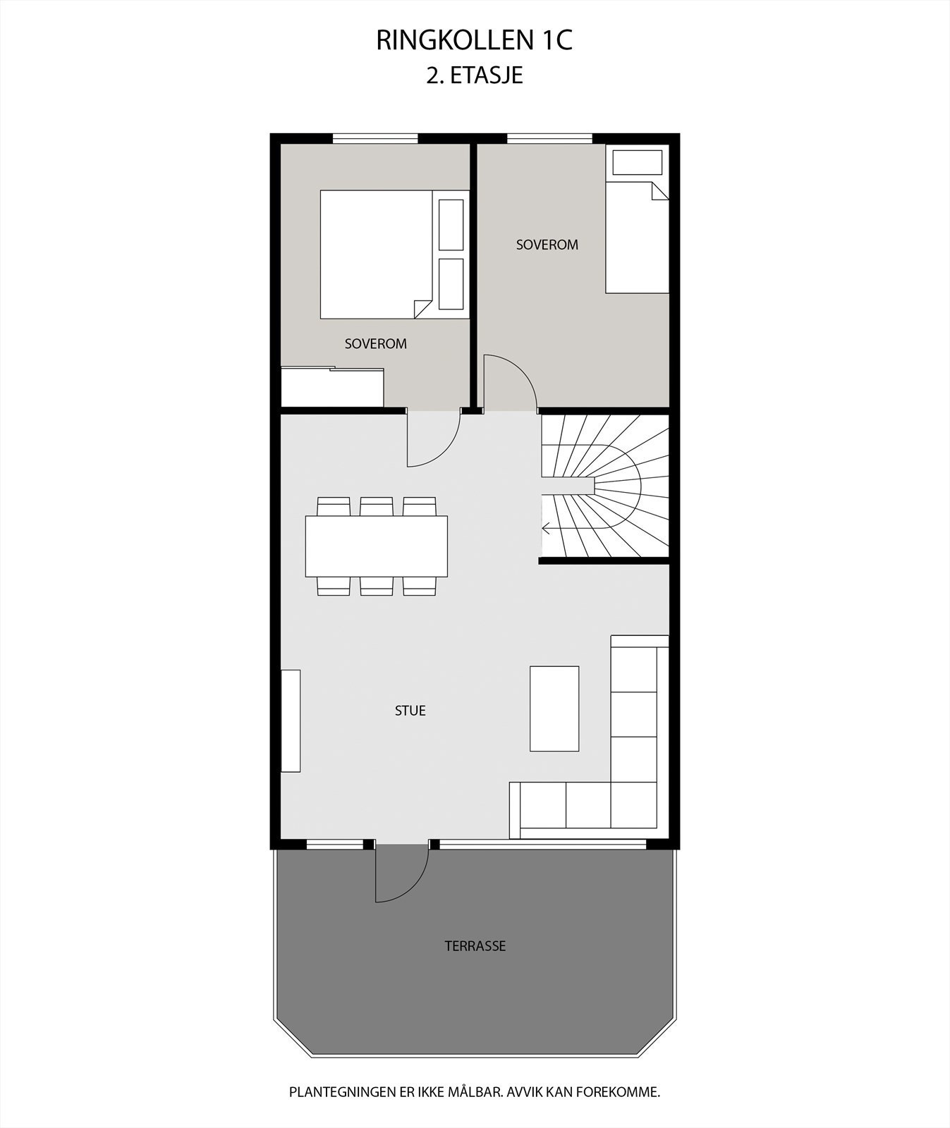 Plantegning av 1. etasje. Galleribilde