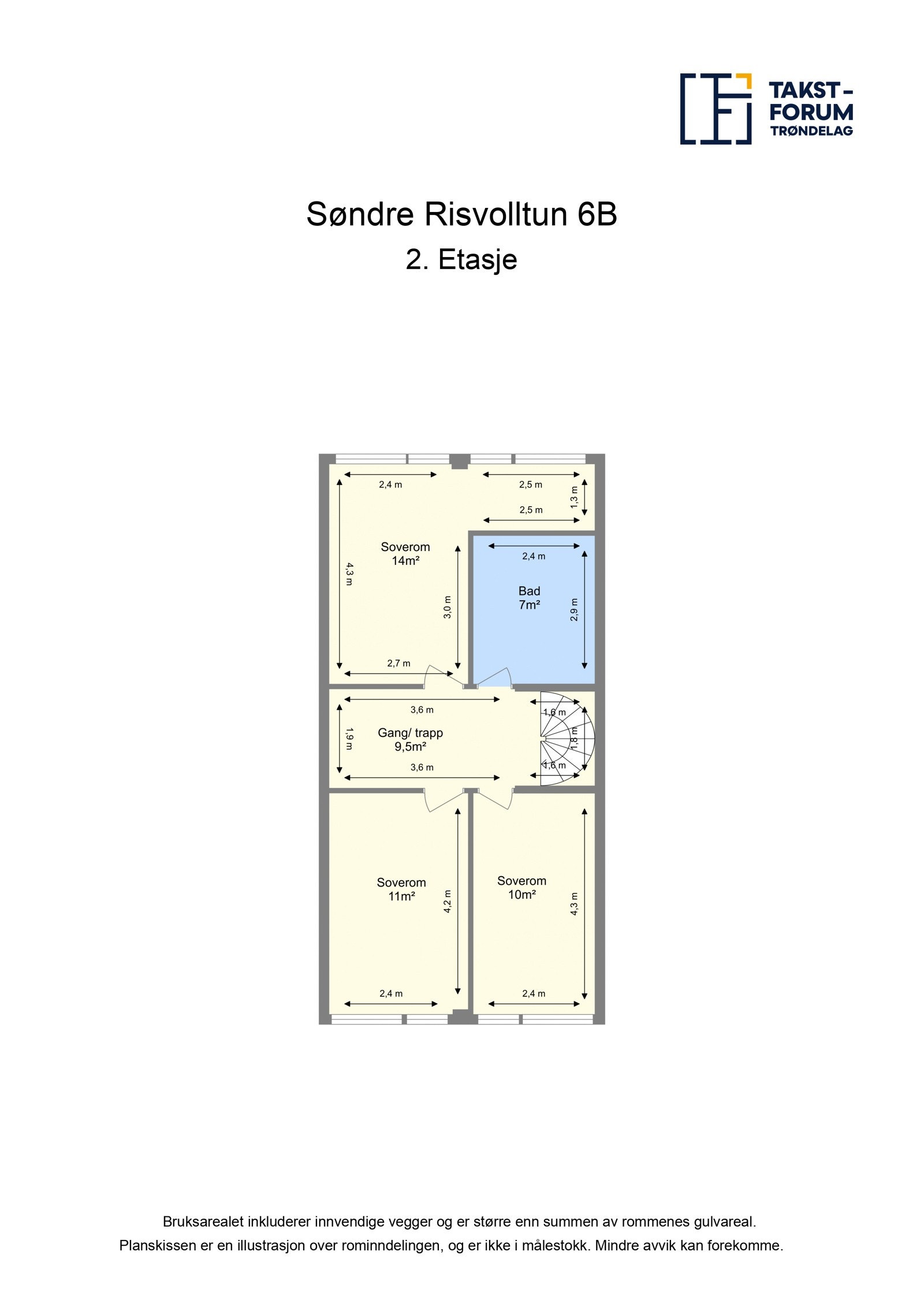Plantegning 2. etasje. Galleribilde