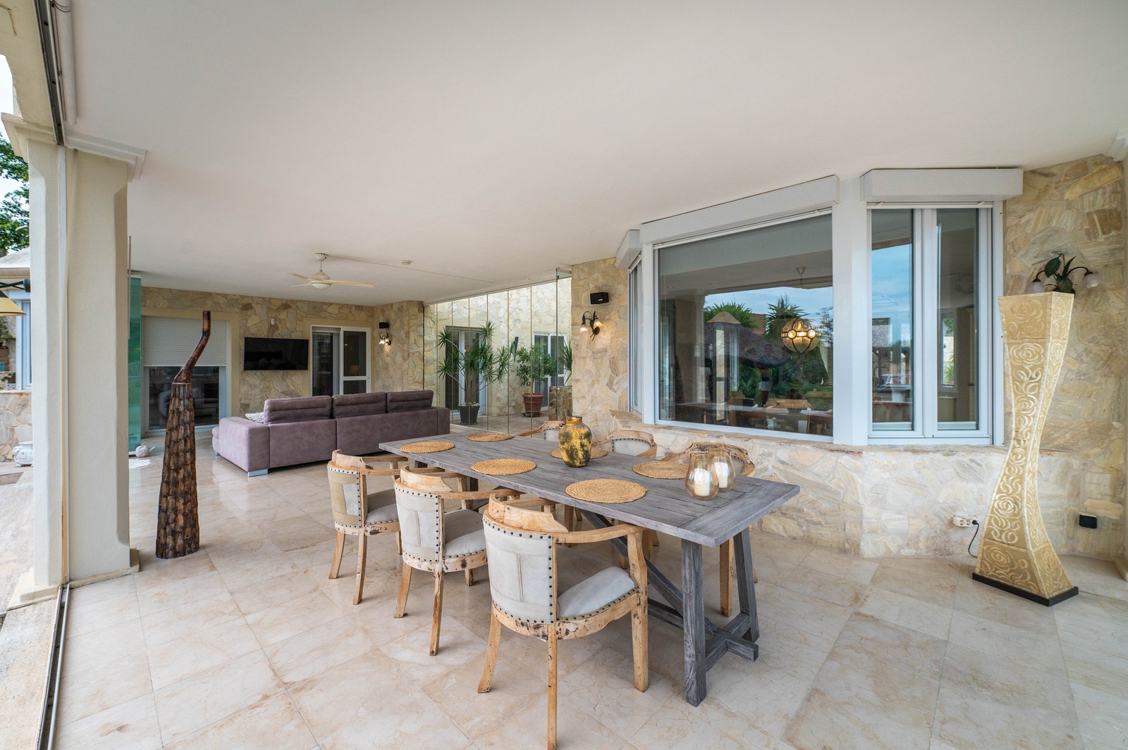 Et fleksibelt rom for både ro og gjestfrihet. Galleribilde