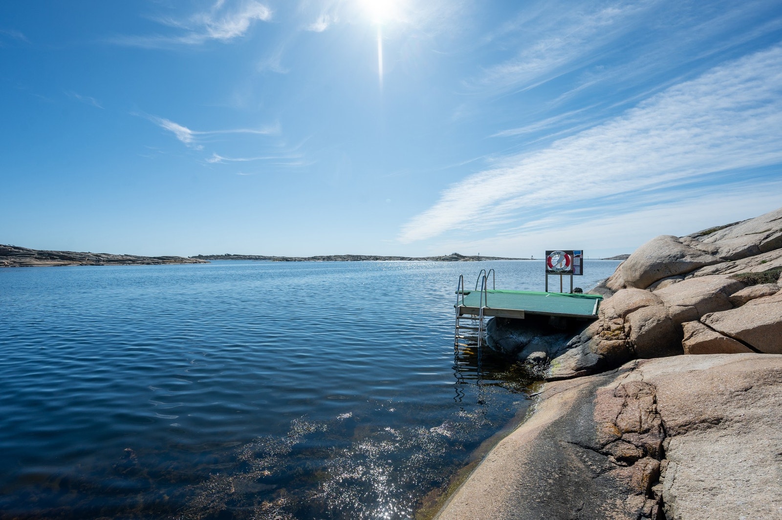 Her kan du rusle noen meter og ta et deilig bad i sjøen like utenfor. Galleribilde