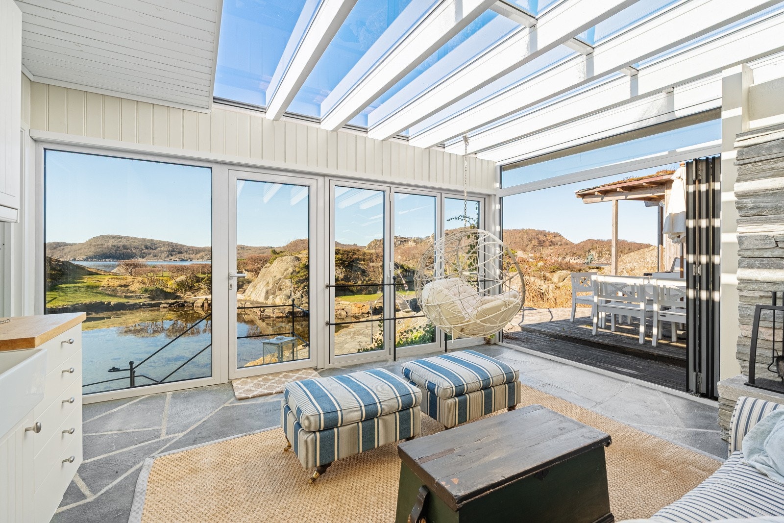 Fra stuen i annekset med fint utsikt Galleribilde