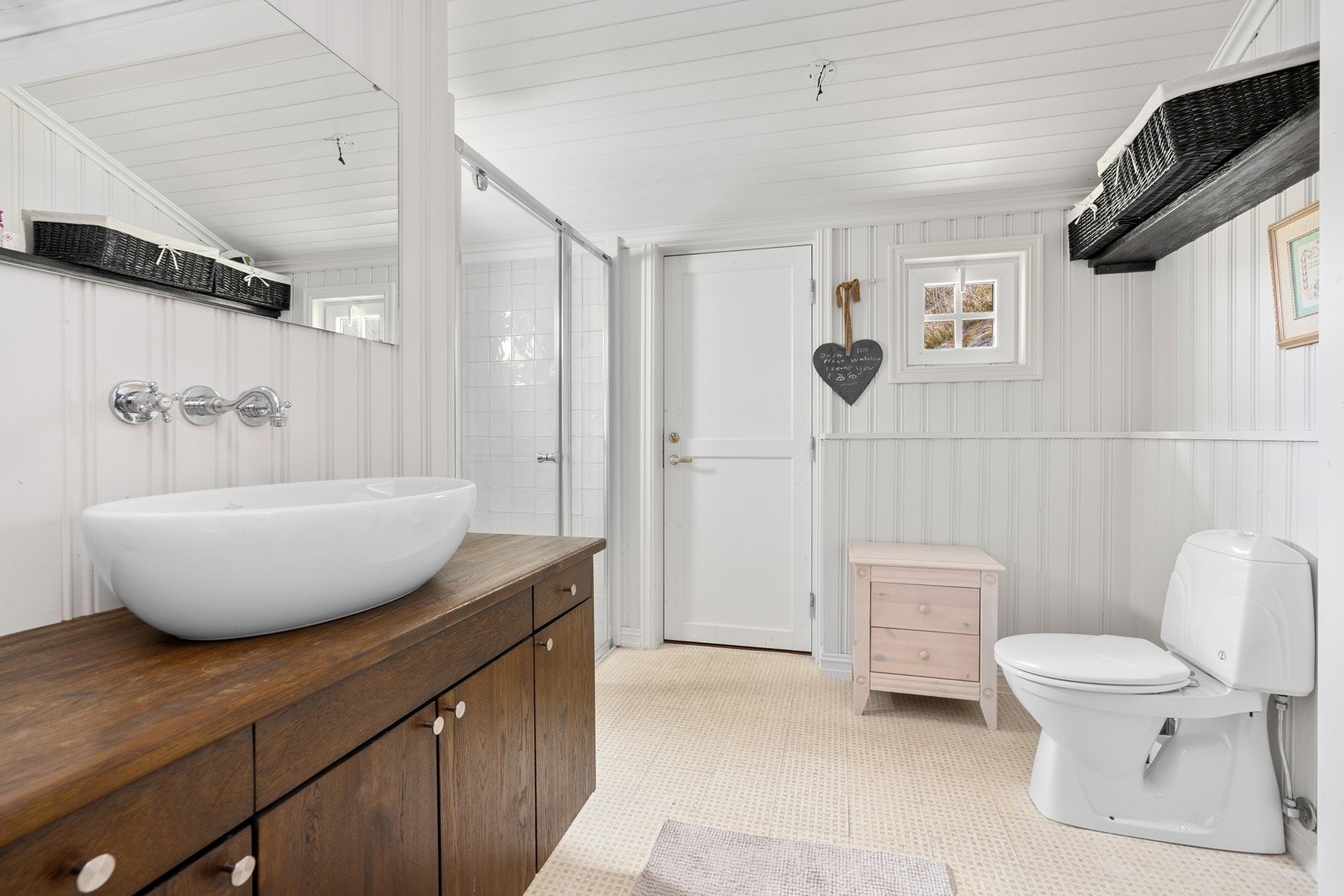 Dusjbad med wc Galleribilde