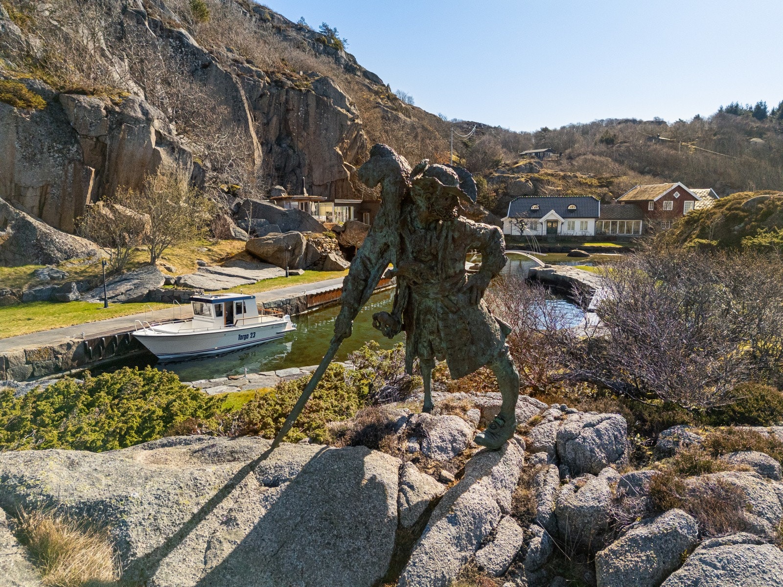 Fra statuen Galleribilde