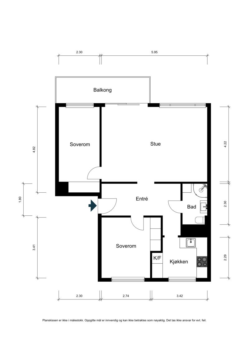 Plantegning Galleribilde