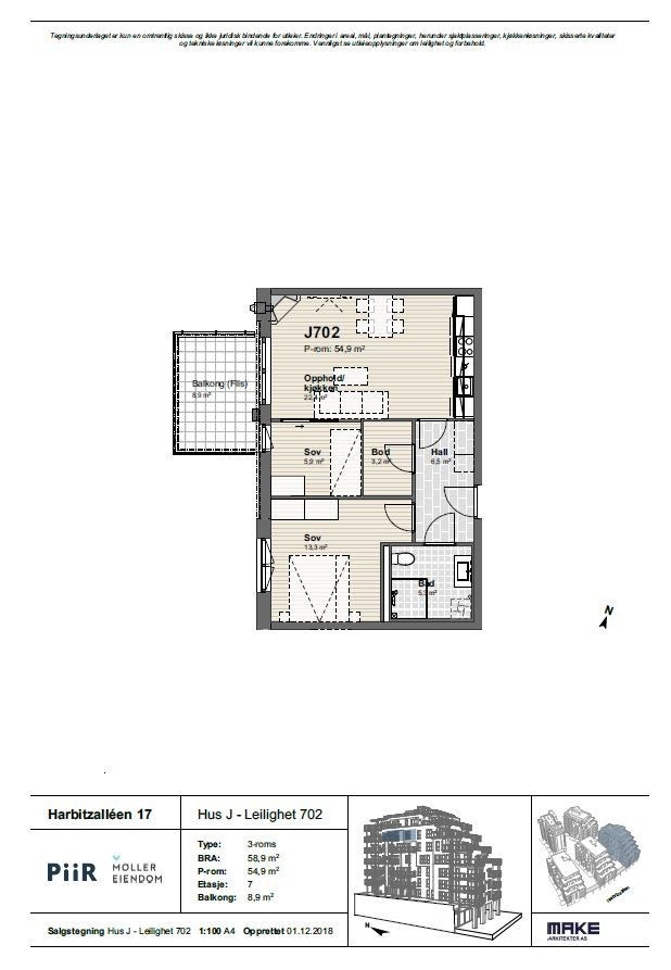 Plantegning Galleribilde