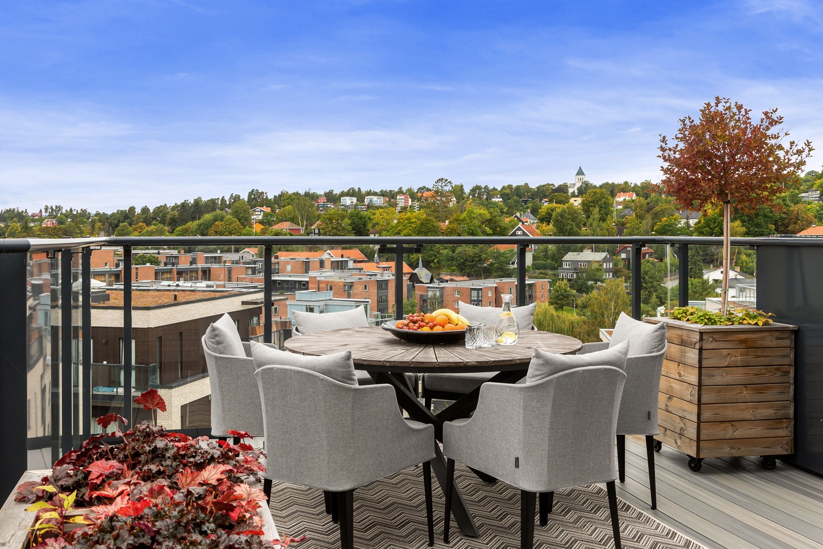 Terrasse, fellesleilighet Galleribilde