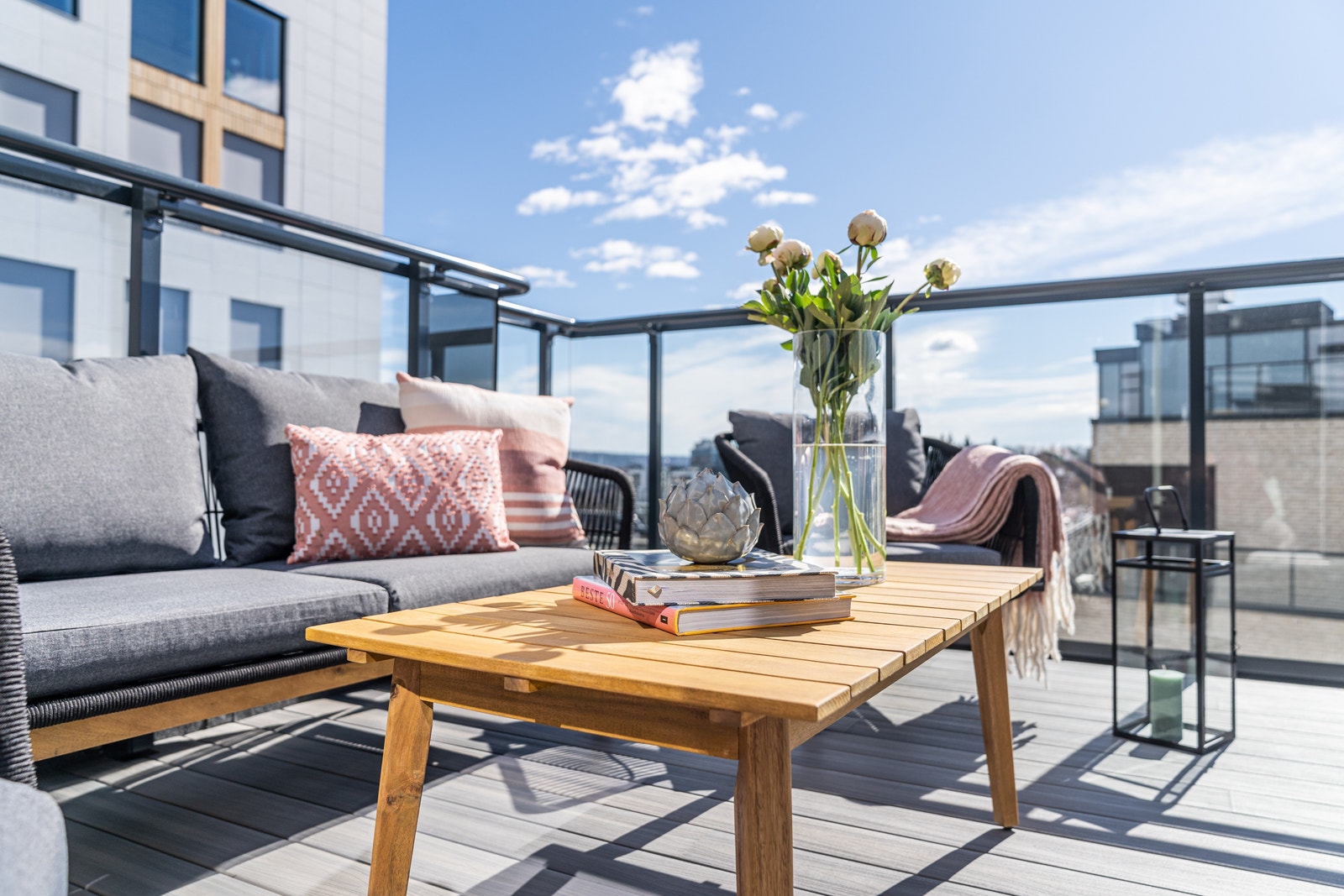 Terrasse, fellesleilighet Galleribilde