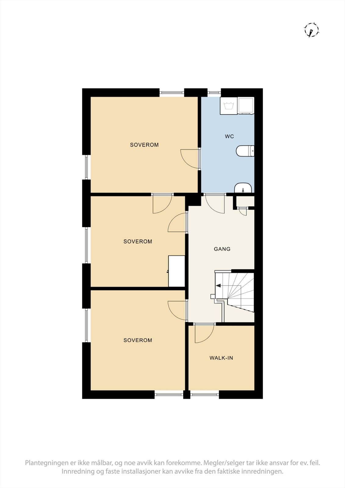 Plantegning 2. etasje Galleribilde