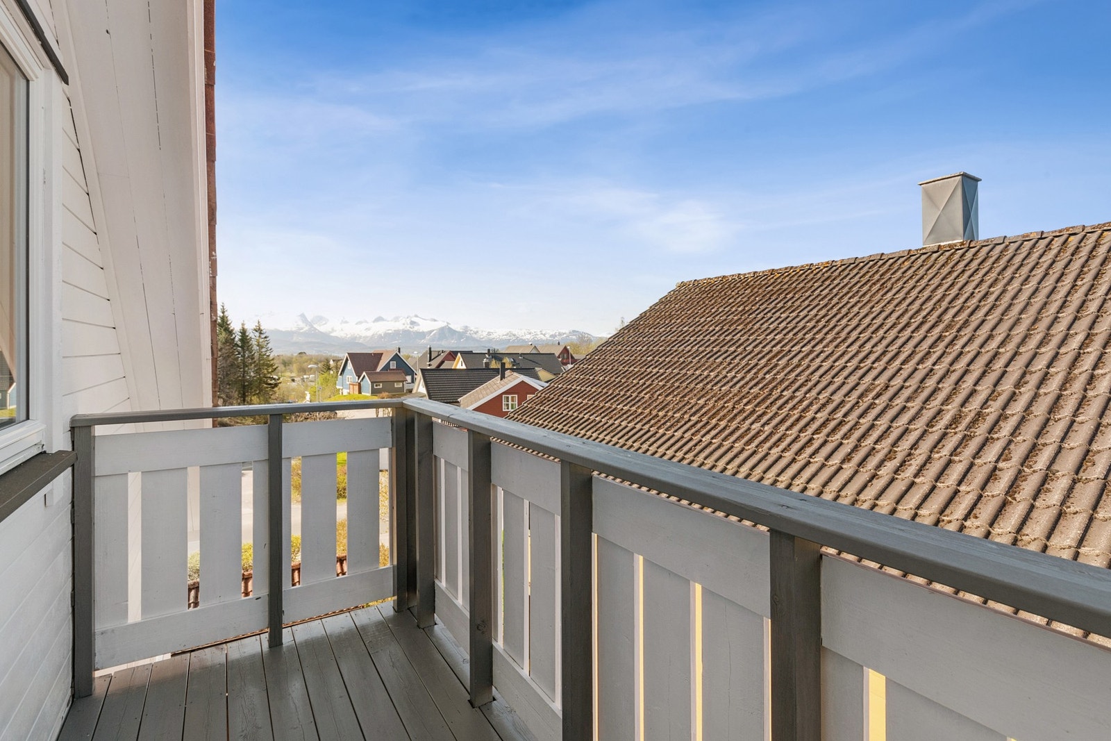 Luftebalkong på loft Galleribilde