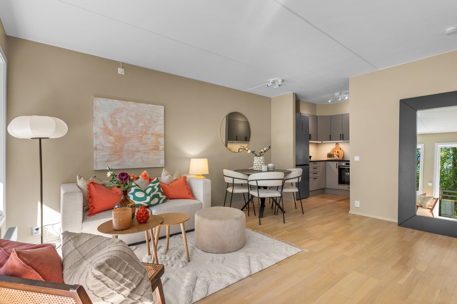 Leiligheten har en meget god og arealeffektiv planløsning Galleribilde