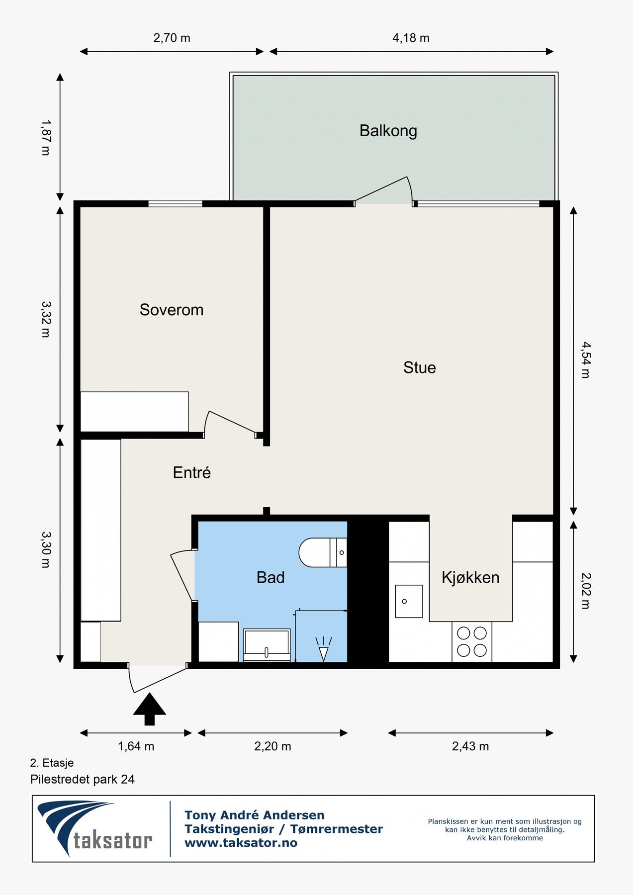 Plantegning Galleribilde