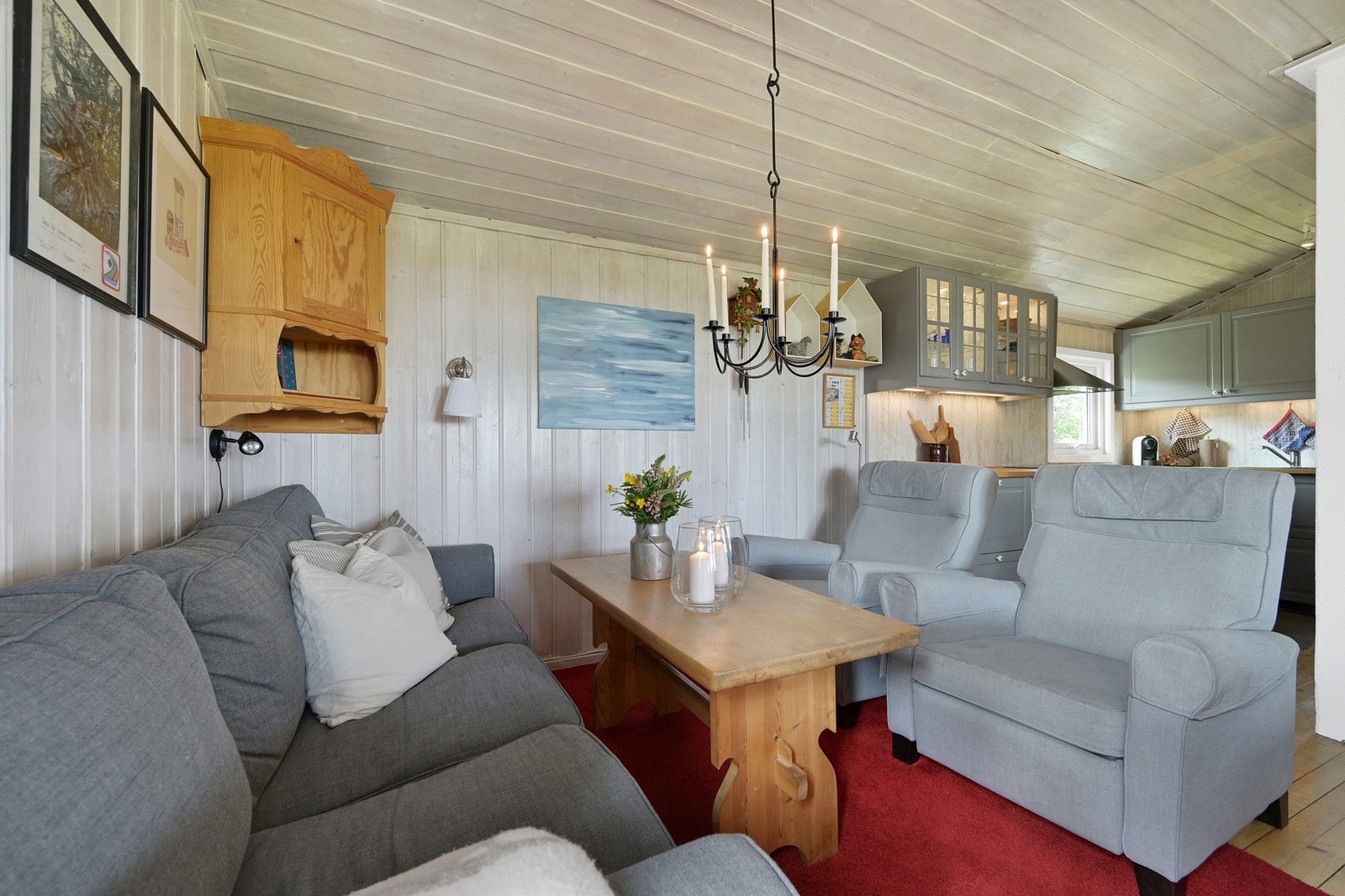 Videre til stuedelen av rommet Galleribilde