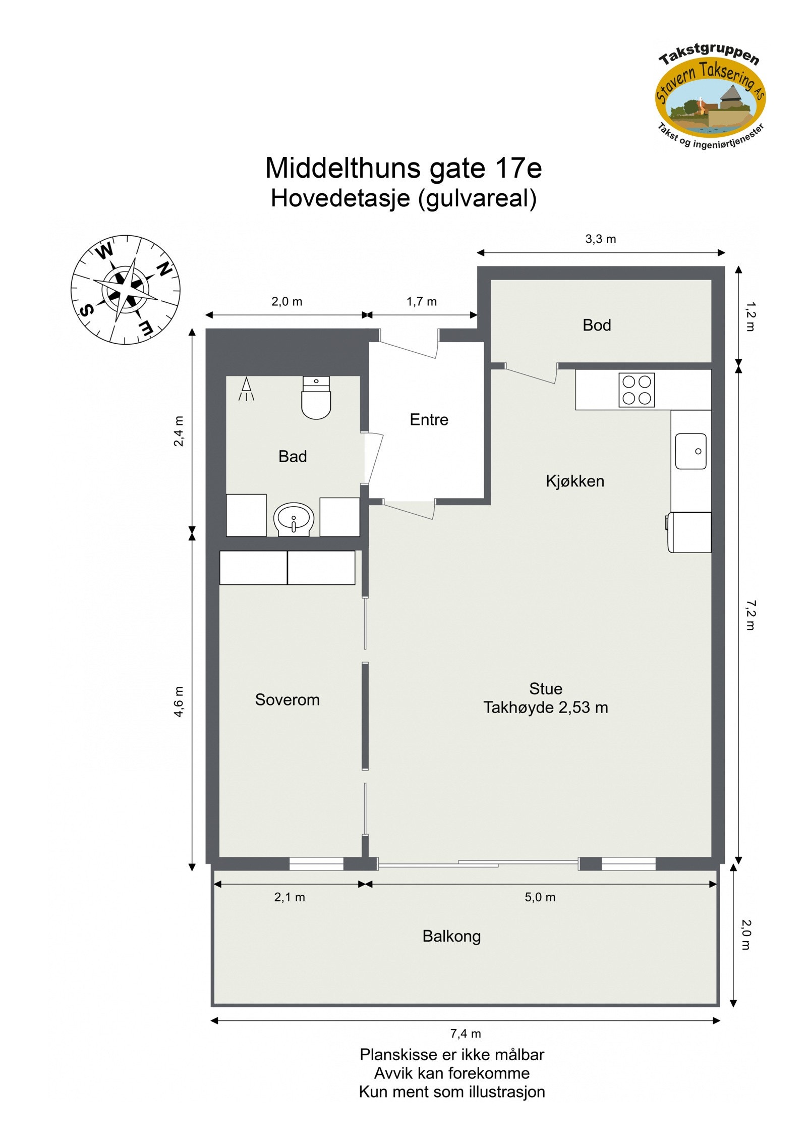 Plantegning. Galleribilde