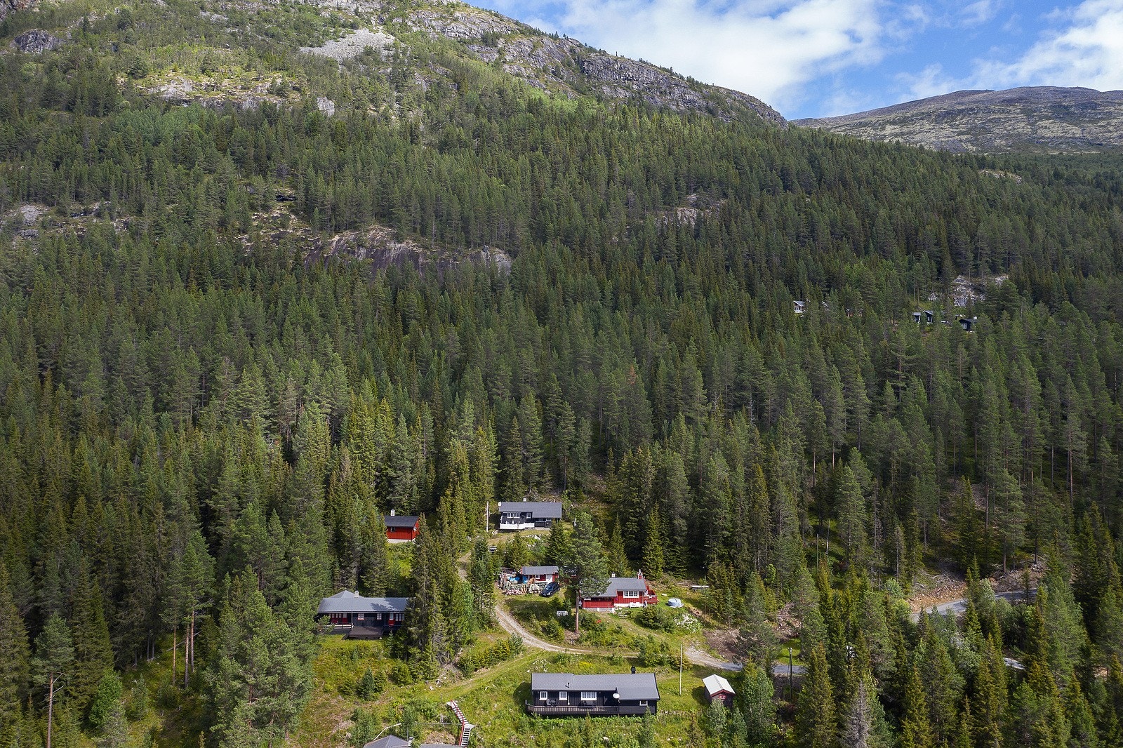 Det er nærhet til oppkjørte skiløyper i et av Norges beste langrennsområder. Galleribilde