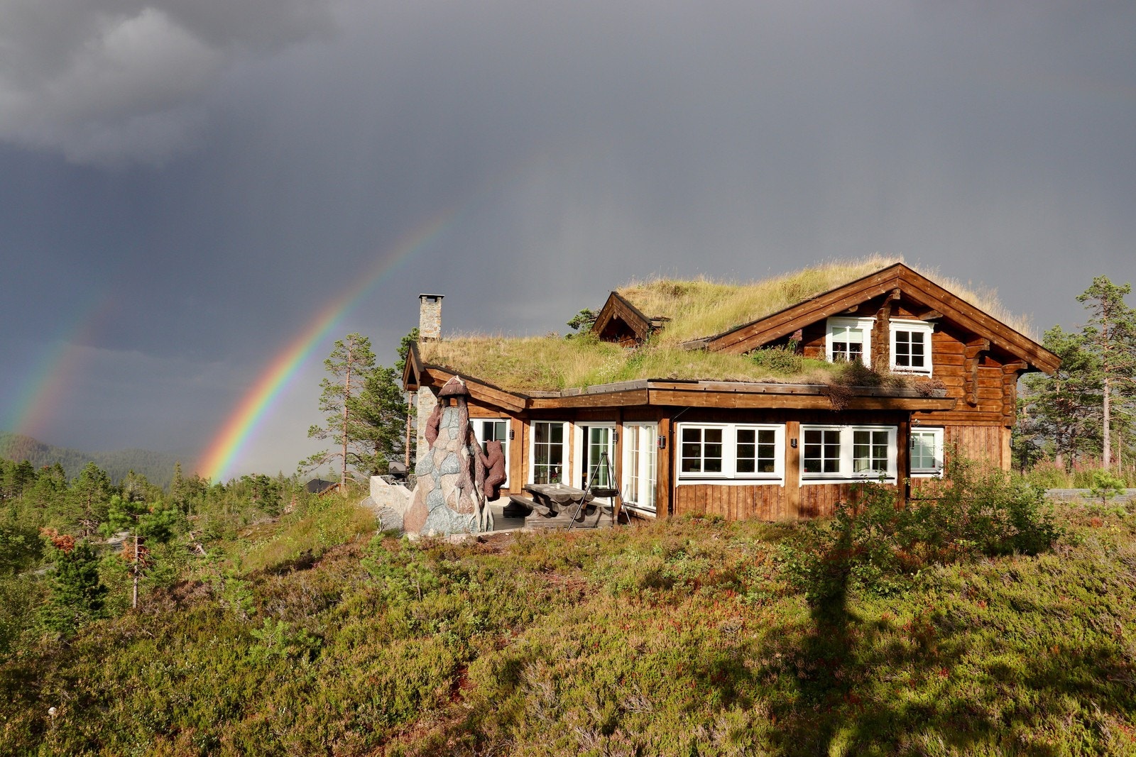 Nydelig stemningsbilde fra Tonymyrhaugen 57. Galleribilde